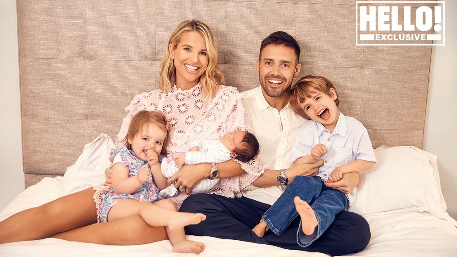 Vogue Williams and Spencer Matthews introduce their baby boy and reveal