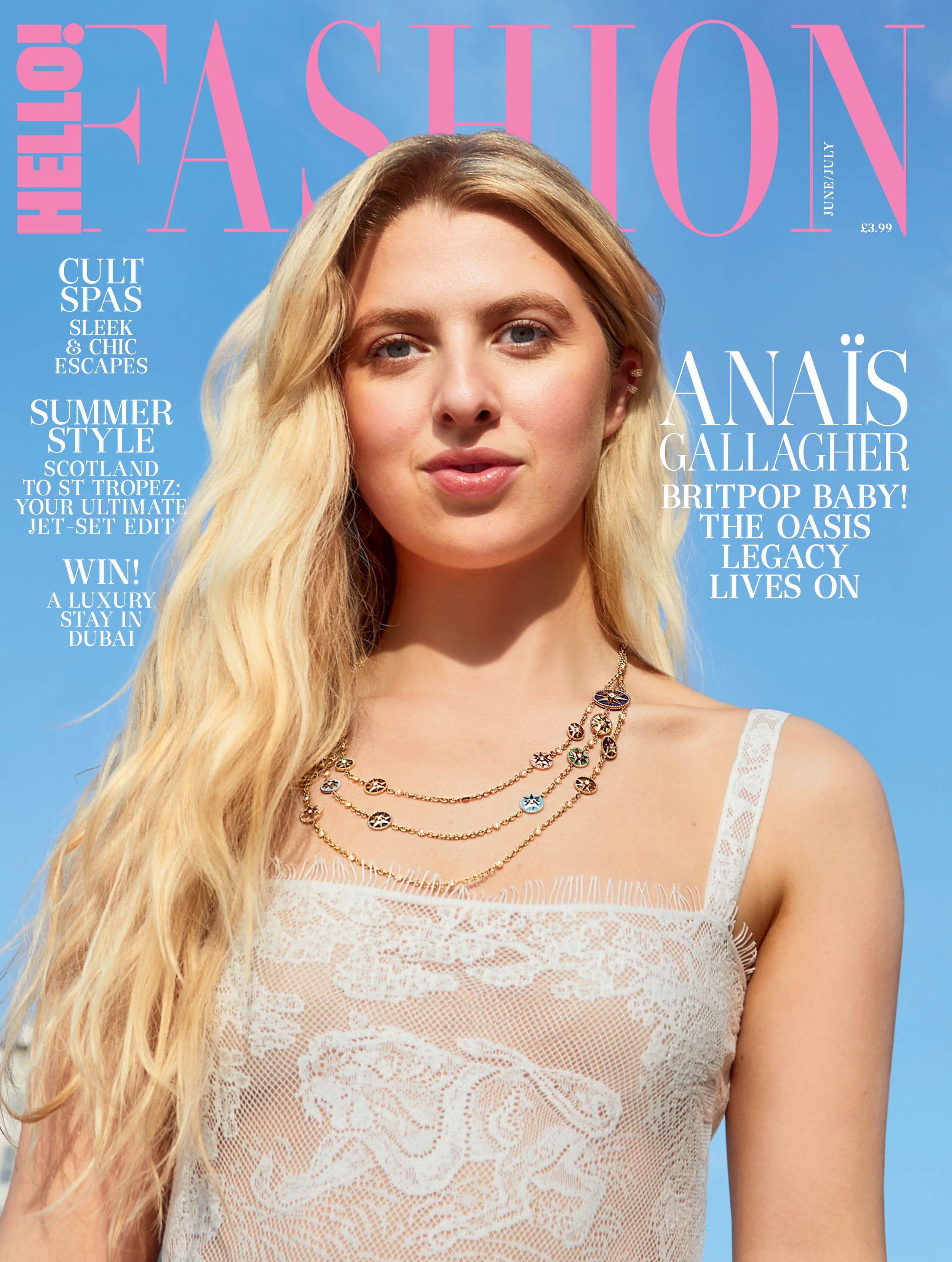 H! Fashion cover staring Anaïs Gallagher 