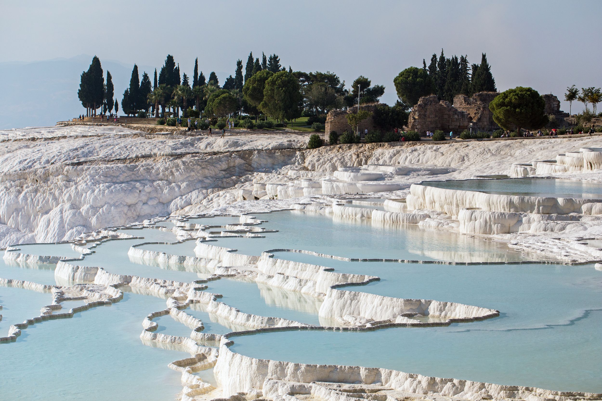 Pamukkale,In,Turkey.,The,Pools,Of,Pamukkale