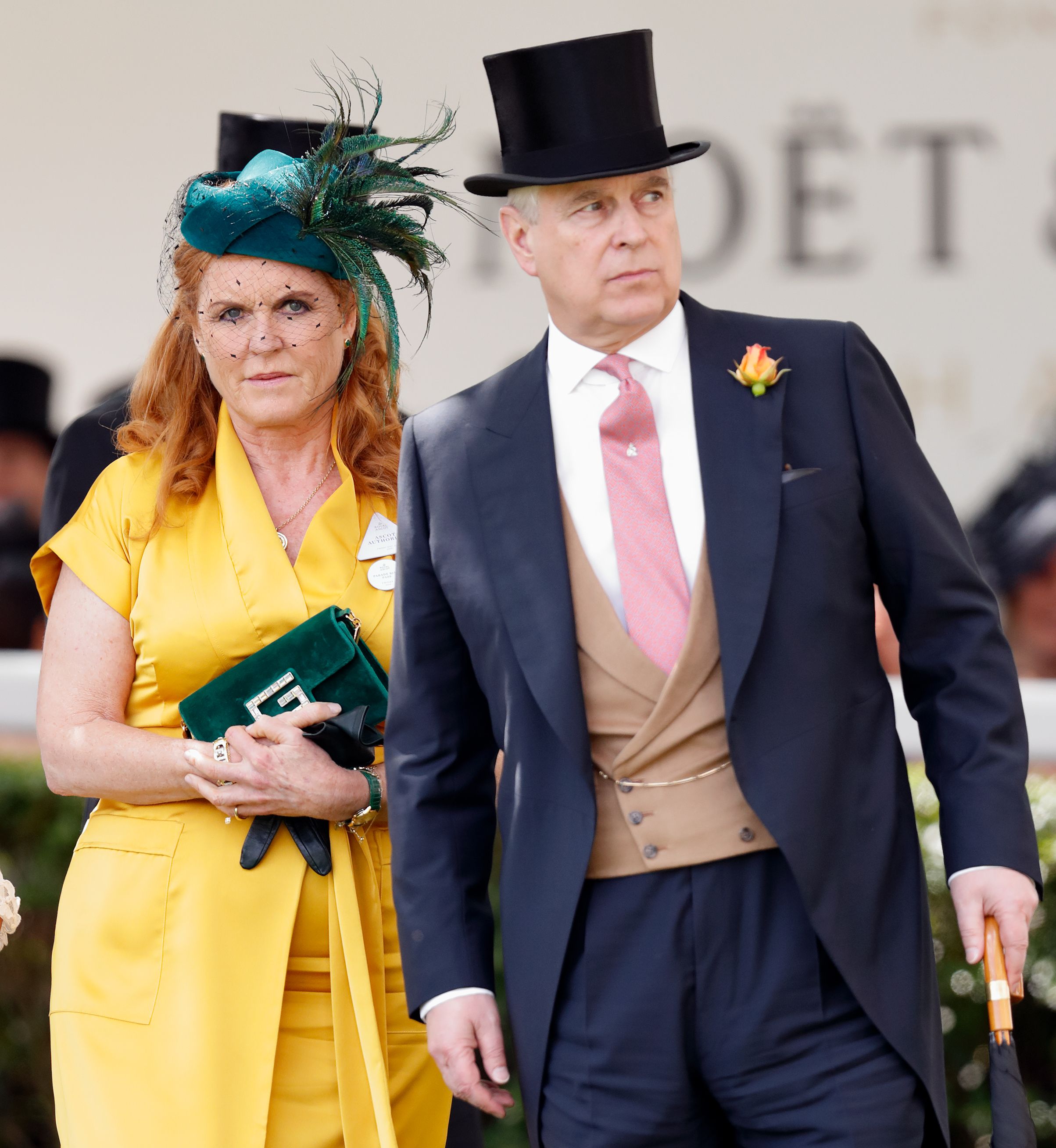 Sarah, duchesse d'York et duc d'York à Royal Ascot 2019