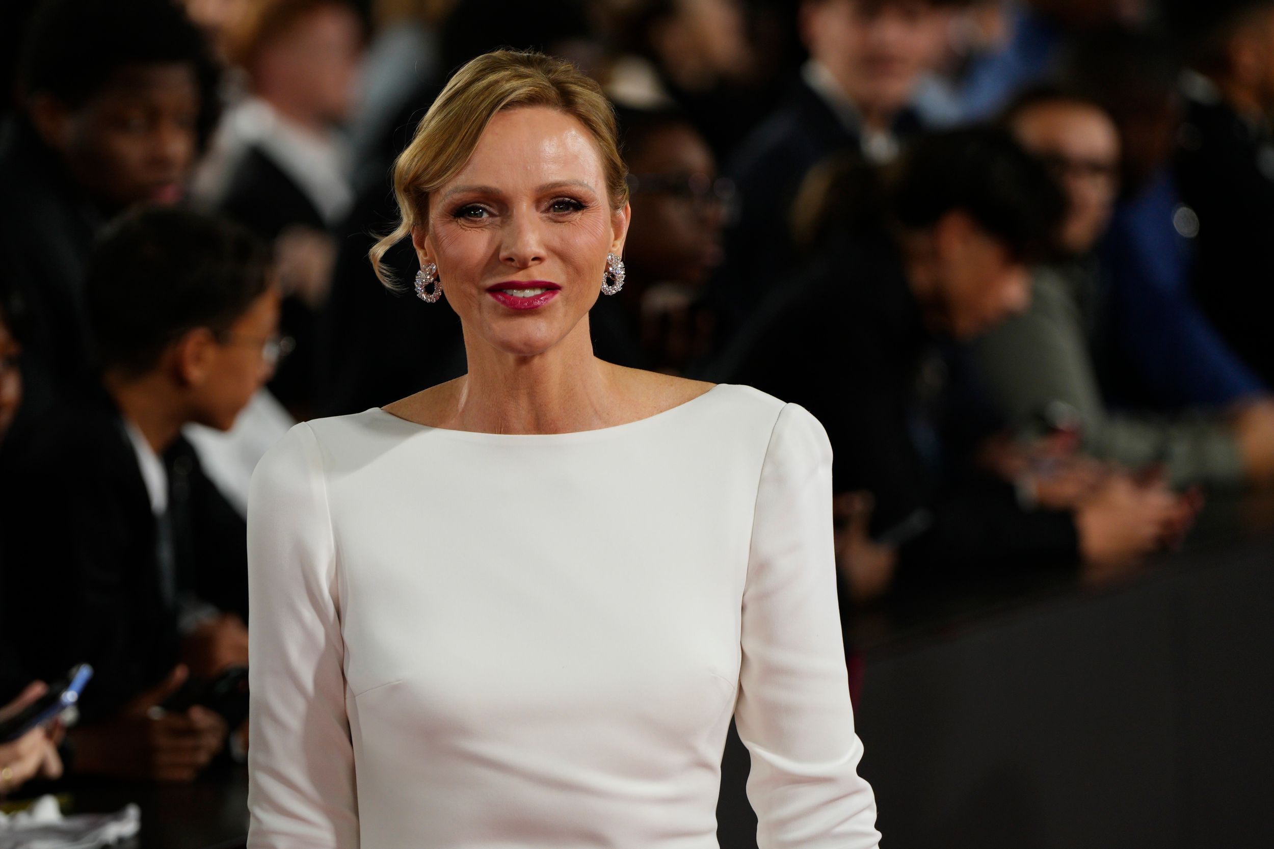 Princess Charlene of Monaco pictured in Paris on September 22, 2025