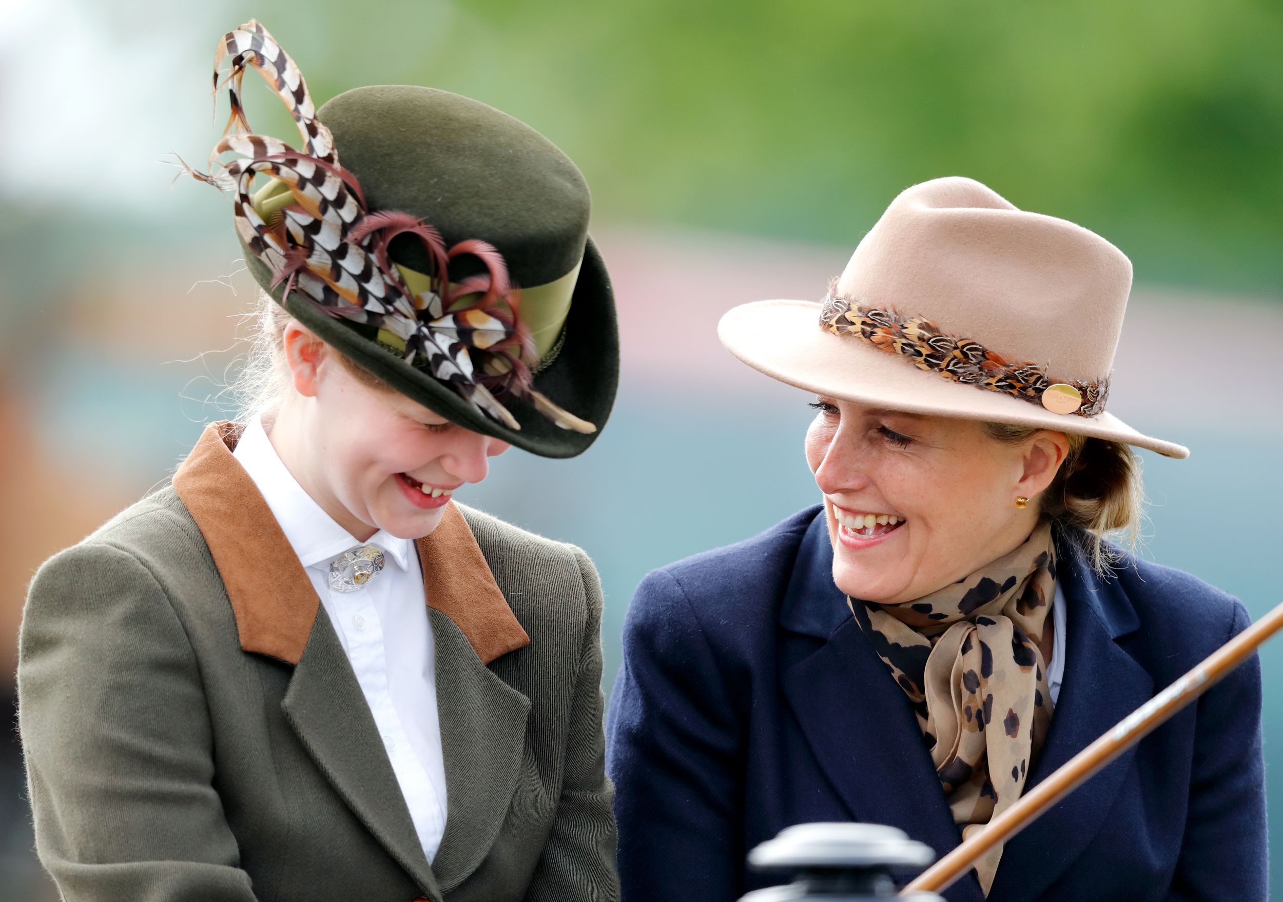 La duchesse d'Édimbourg soutient également Louise lors des compétitions