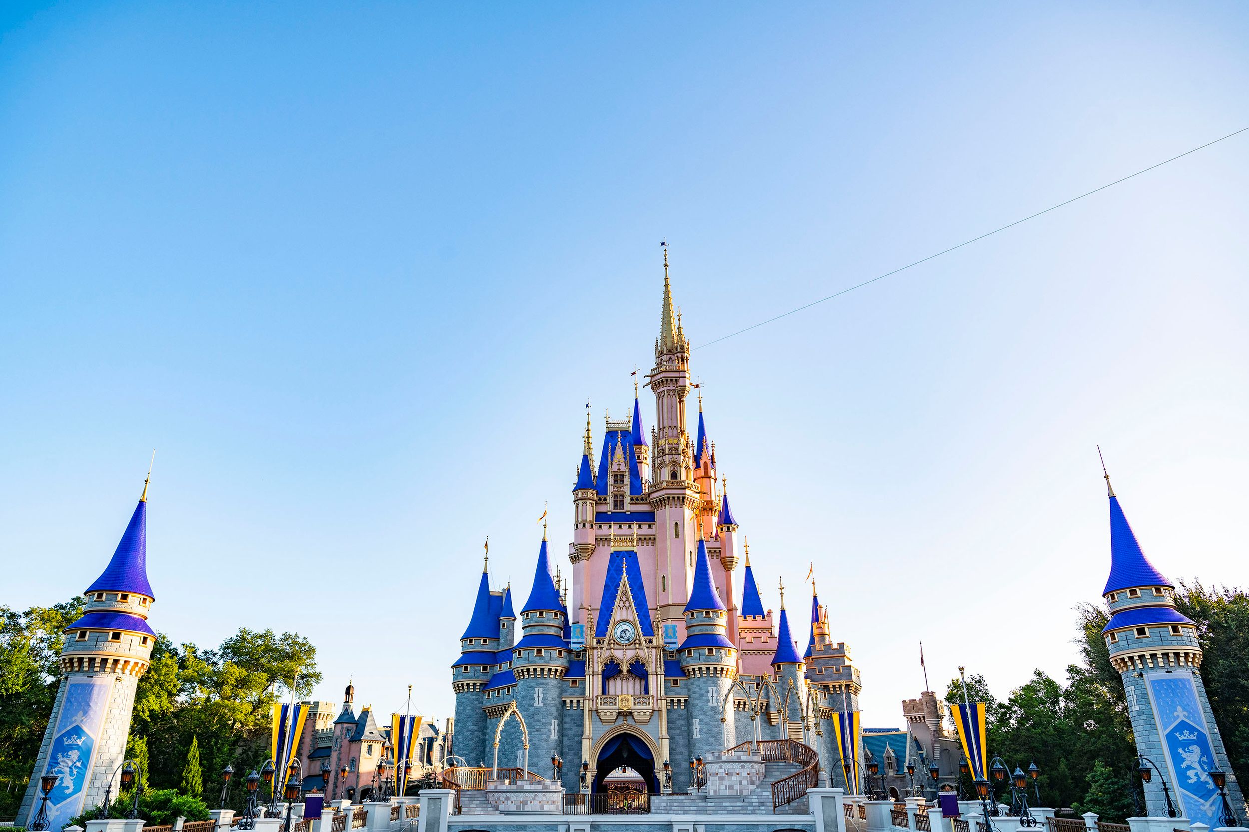 Cinderella Castle, the icon of Magic Kingdom Park at Walt Disney World Resort