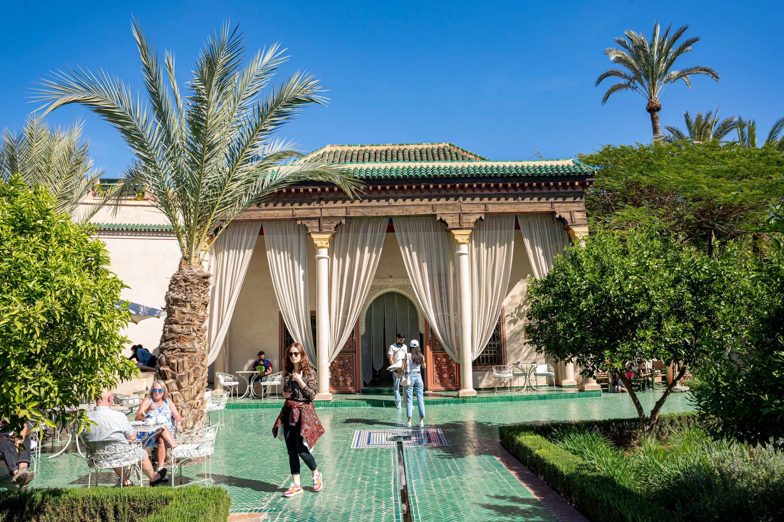 Exterior of La Mamounia hotel Marrakech