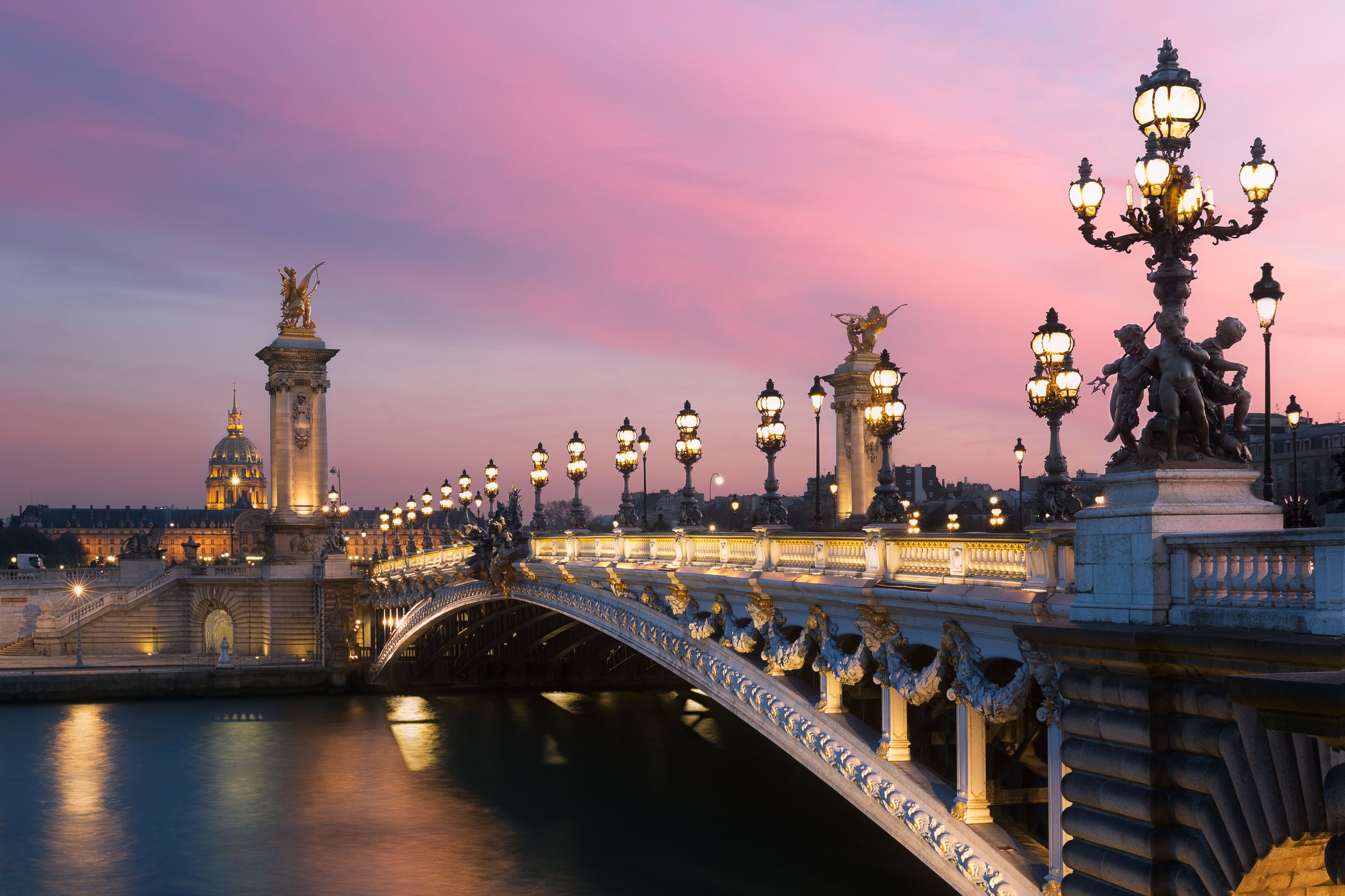 Alexander III Bridge in Paris 