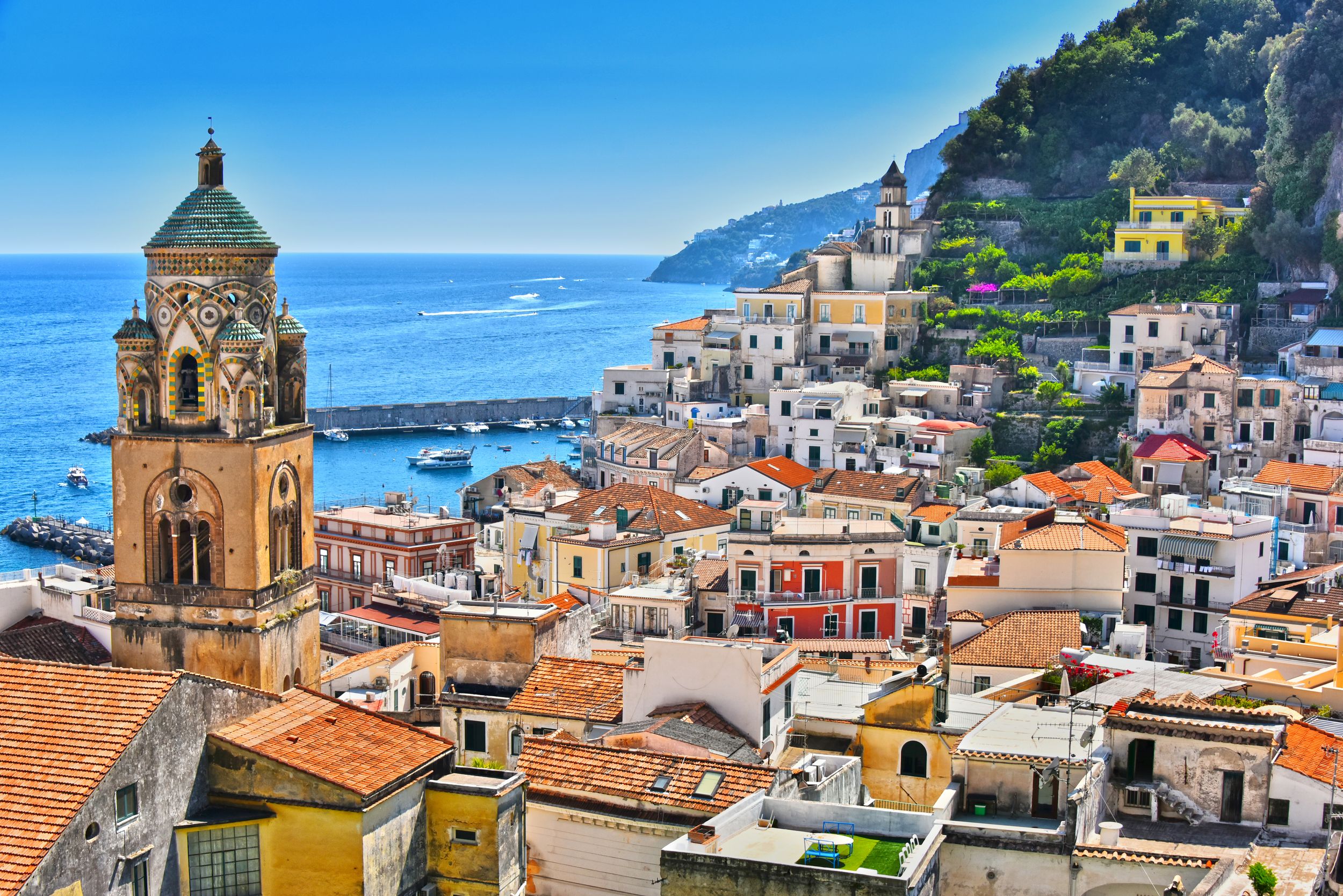 Amalfi dans la province de Salerne, Campanie, Italie