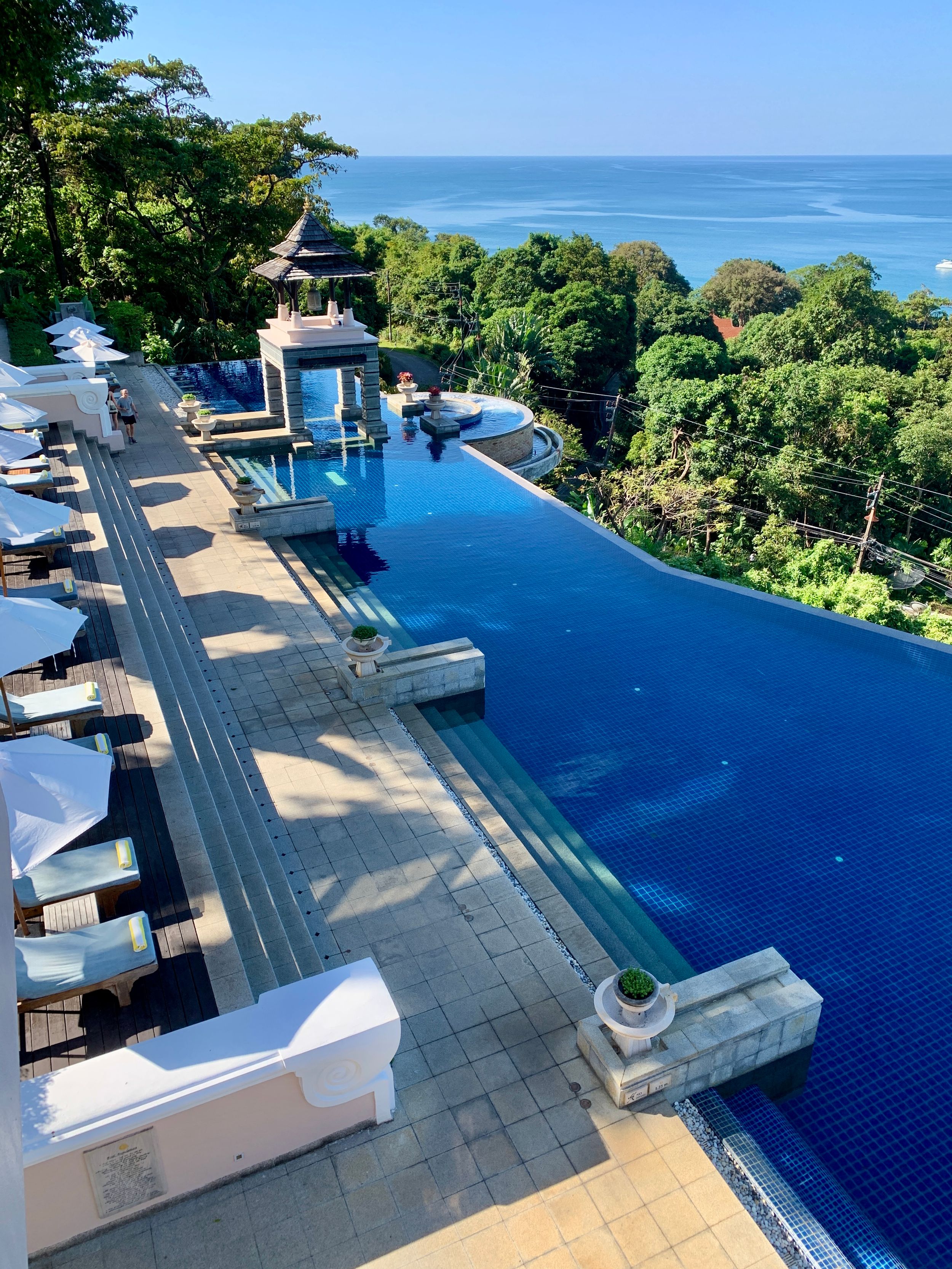 outdoor pool at hotel in thailand