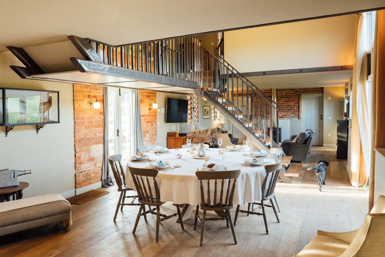 coin salon, table à manger