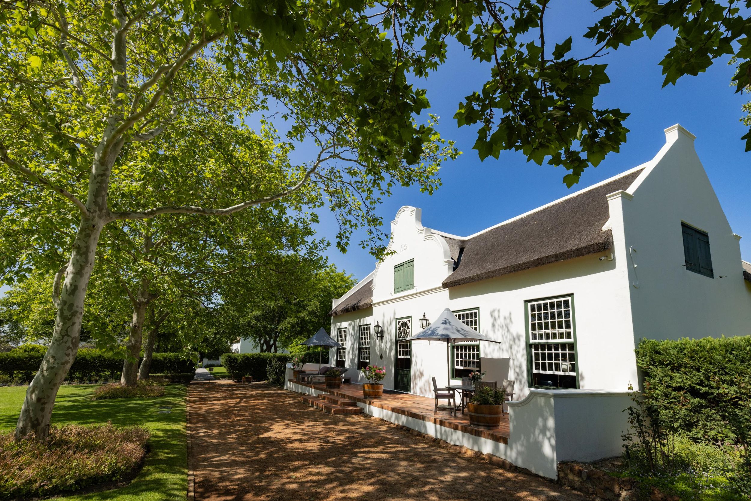 The buildings have a vintage charm