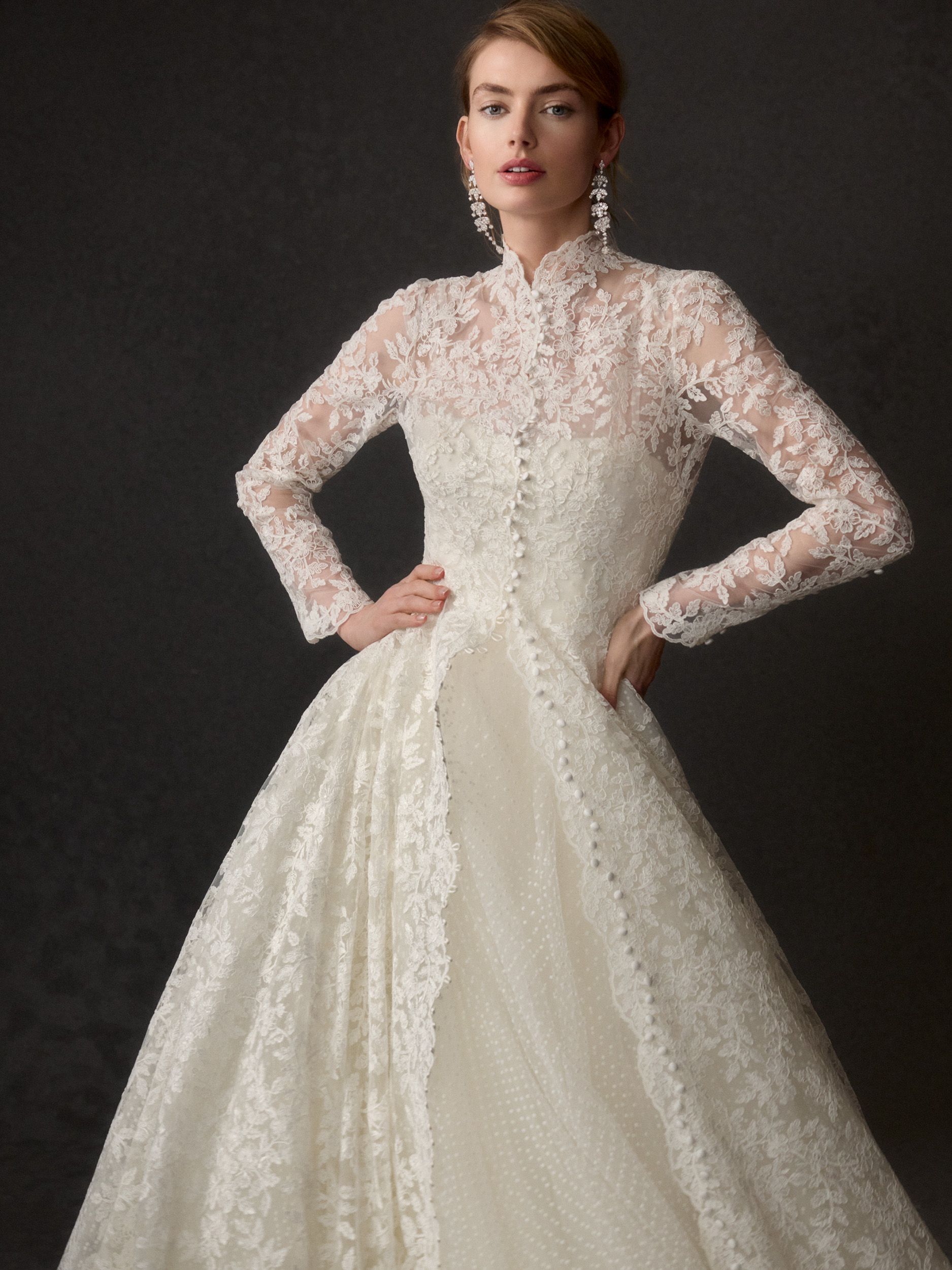 Lace remains an ever-popular choice