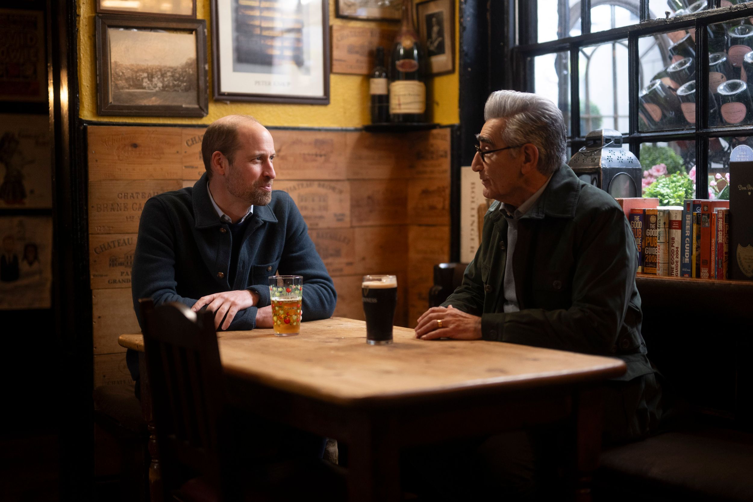 Prince William and Eugene Levy filmed at the pub in February 2025