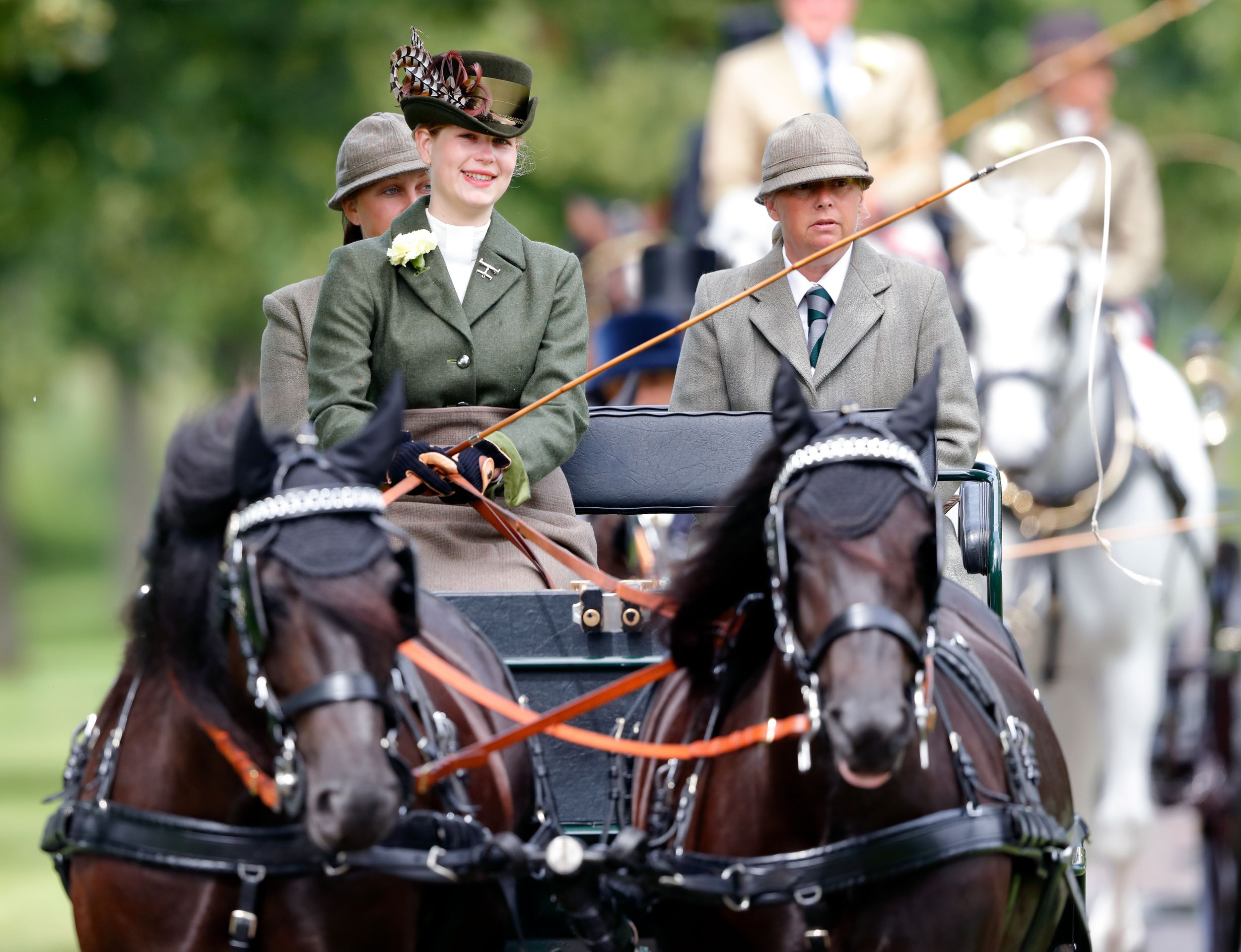 Lady Louise Windsor photographiée au Royal Windsor Horse Show en 2021