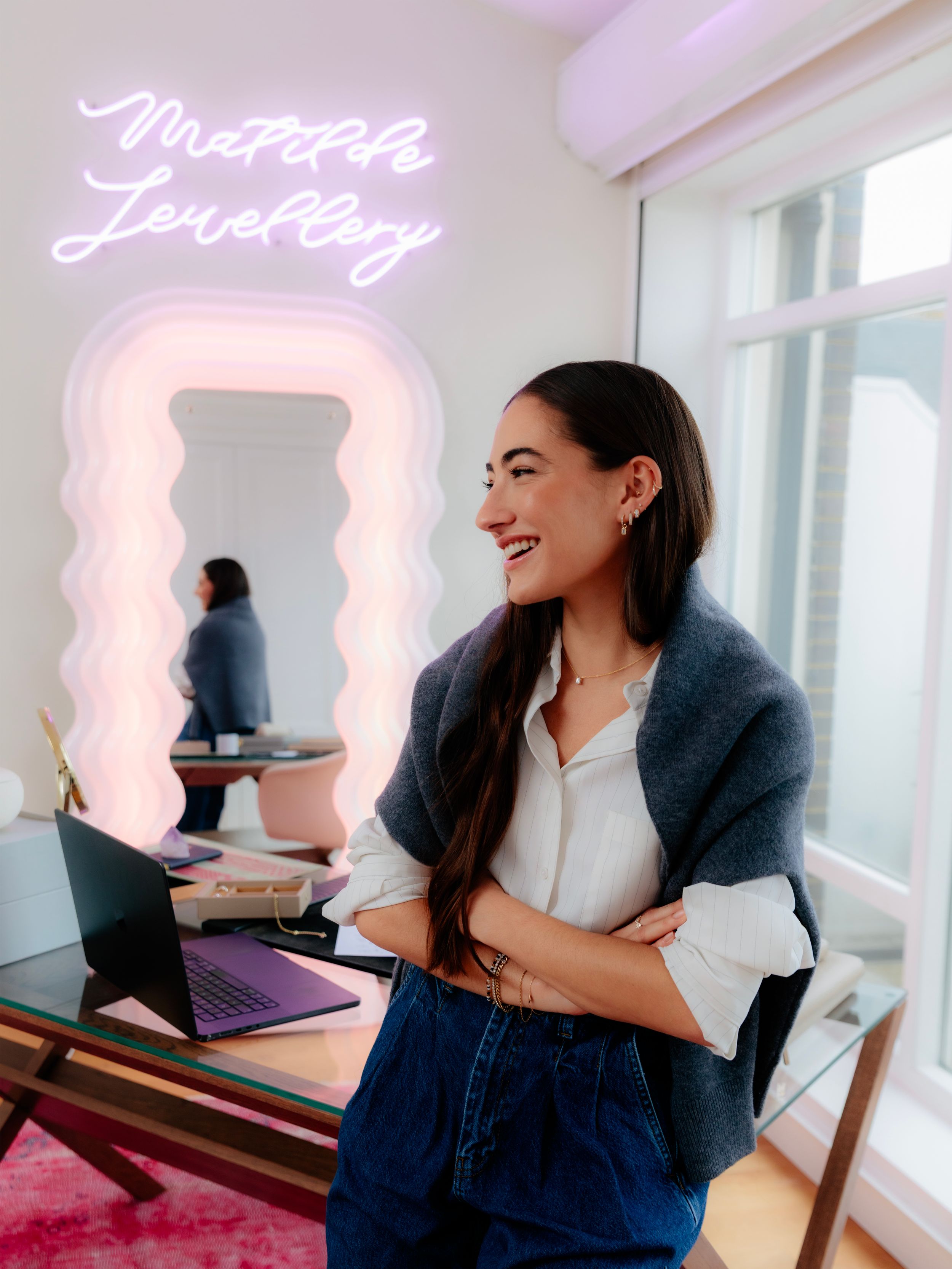 Matilde's studio at her Chelsea home