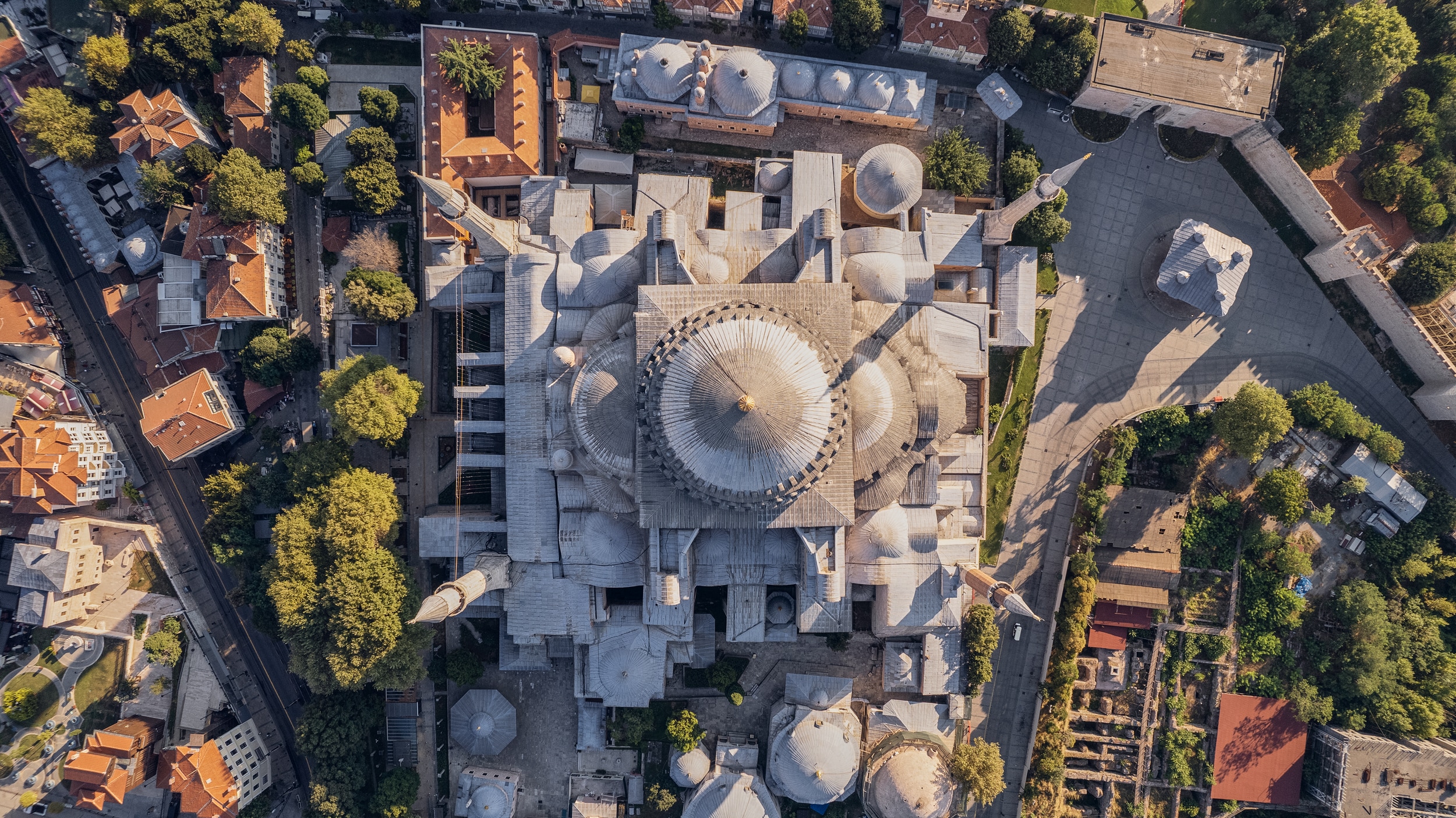 Peninsula Perspective aerial shot in Istanbul
