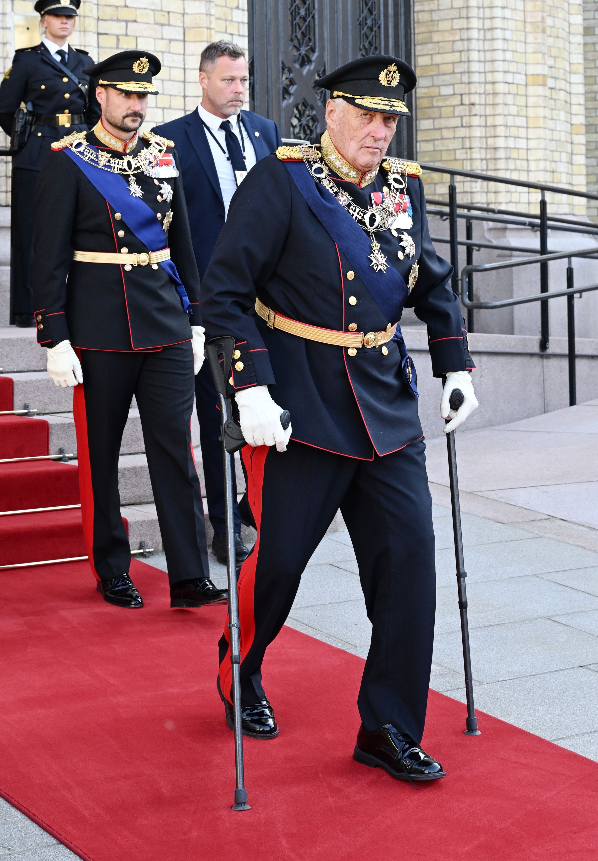 Princesse héritière Mette-Marit et roi Harald : les problèmes de santé qui affligent la famille royale de Norvège 1 Le roi Harald V photographié en 2023