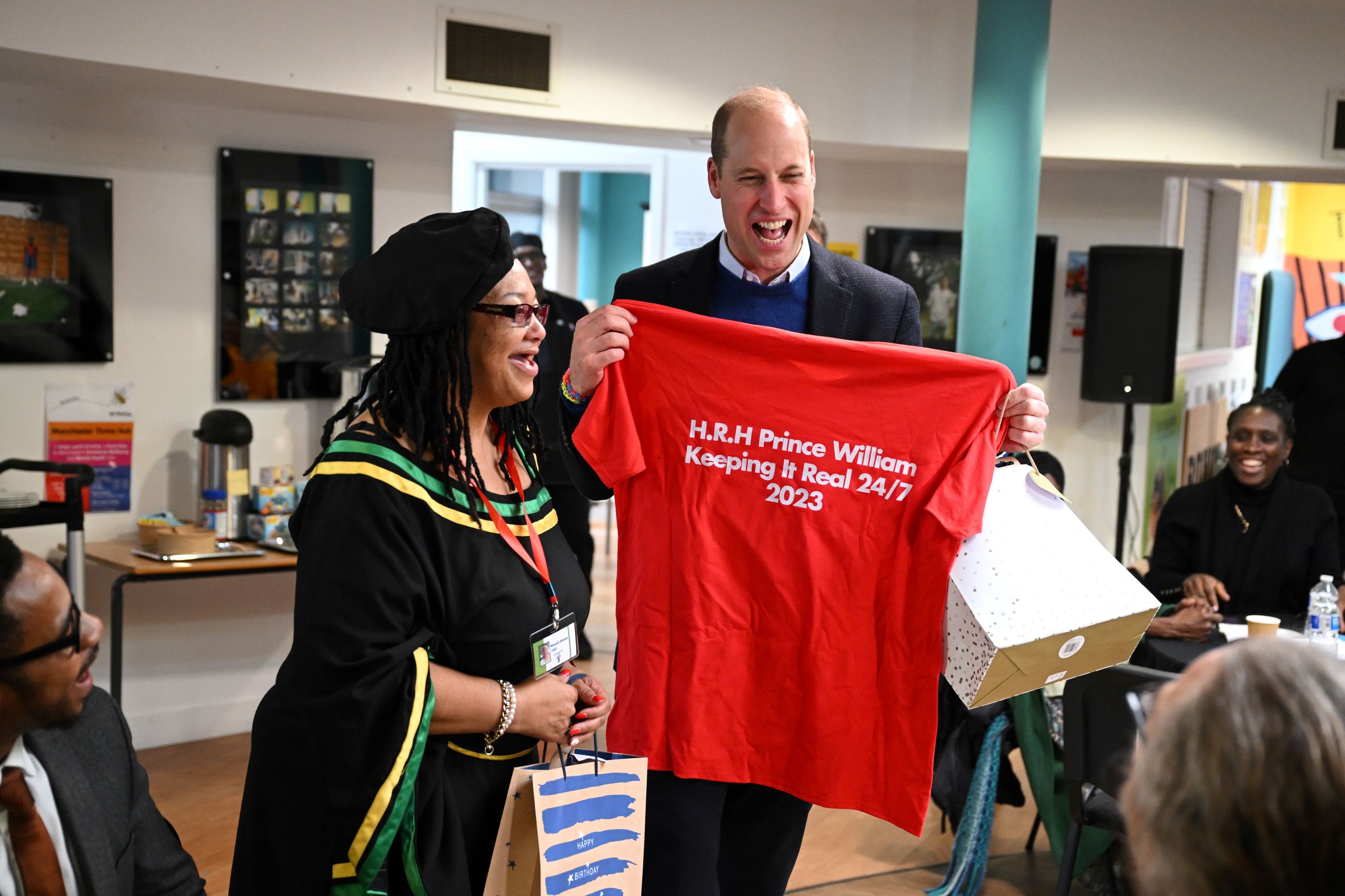 William kept his word and visited Moss Side Millennium Powerhouse in 2023