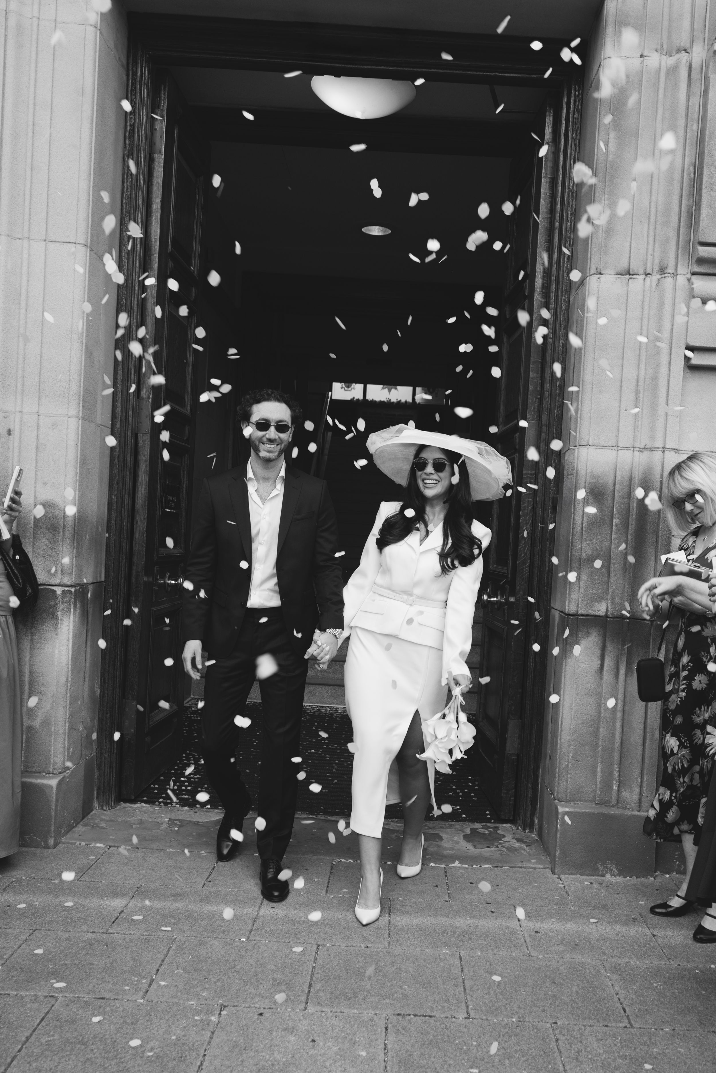 Her english wedding was at Sale Town Hall