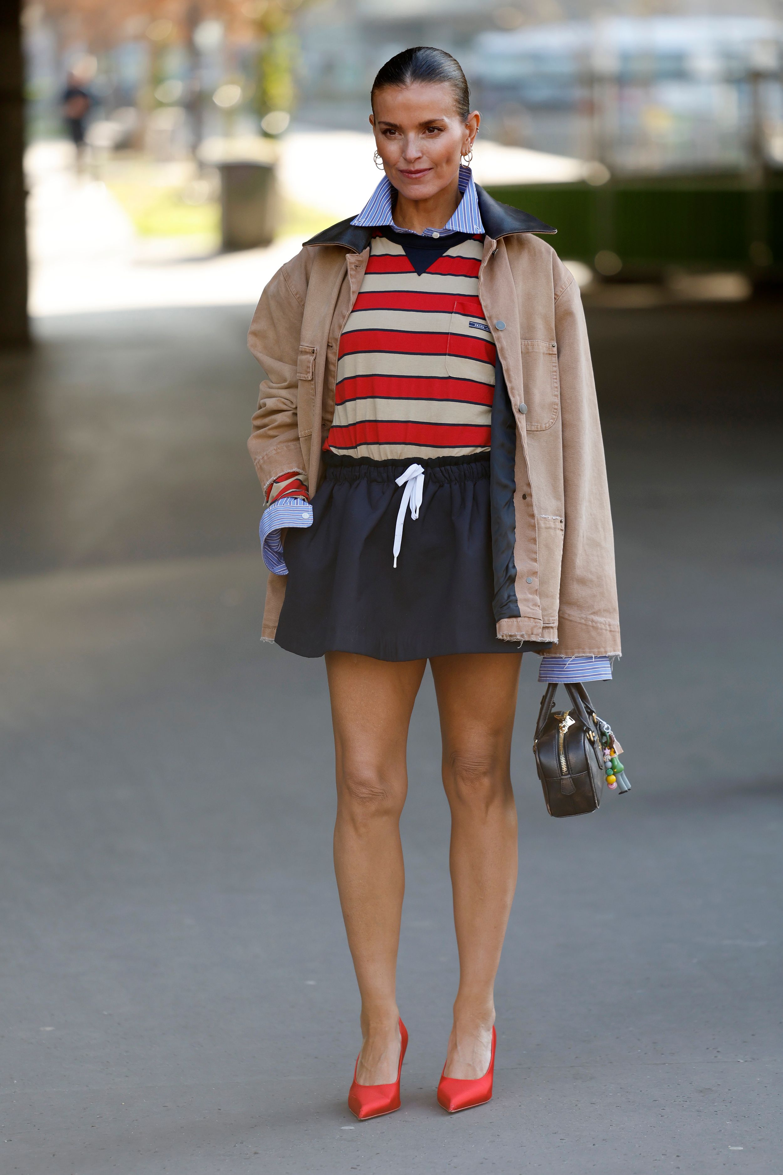 Pops of red still sing in the new season