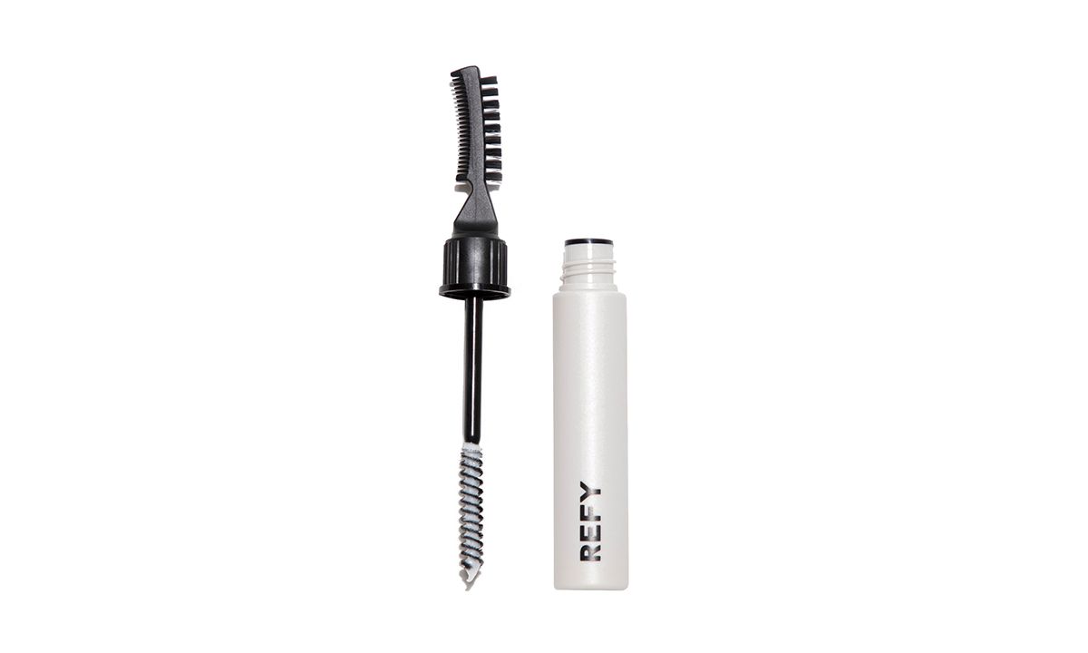 refy brow sculp open with comb end on show