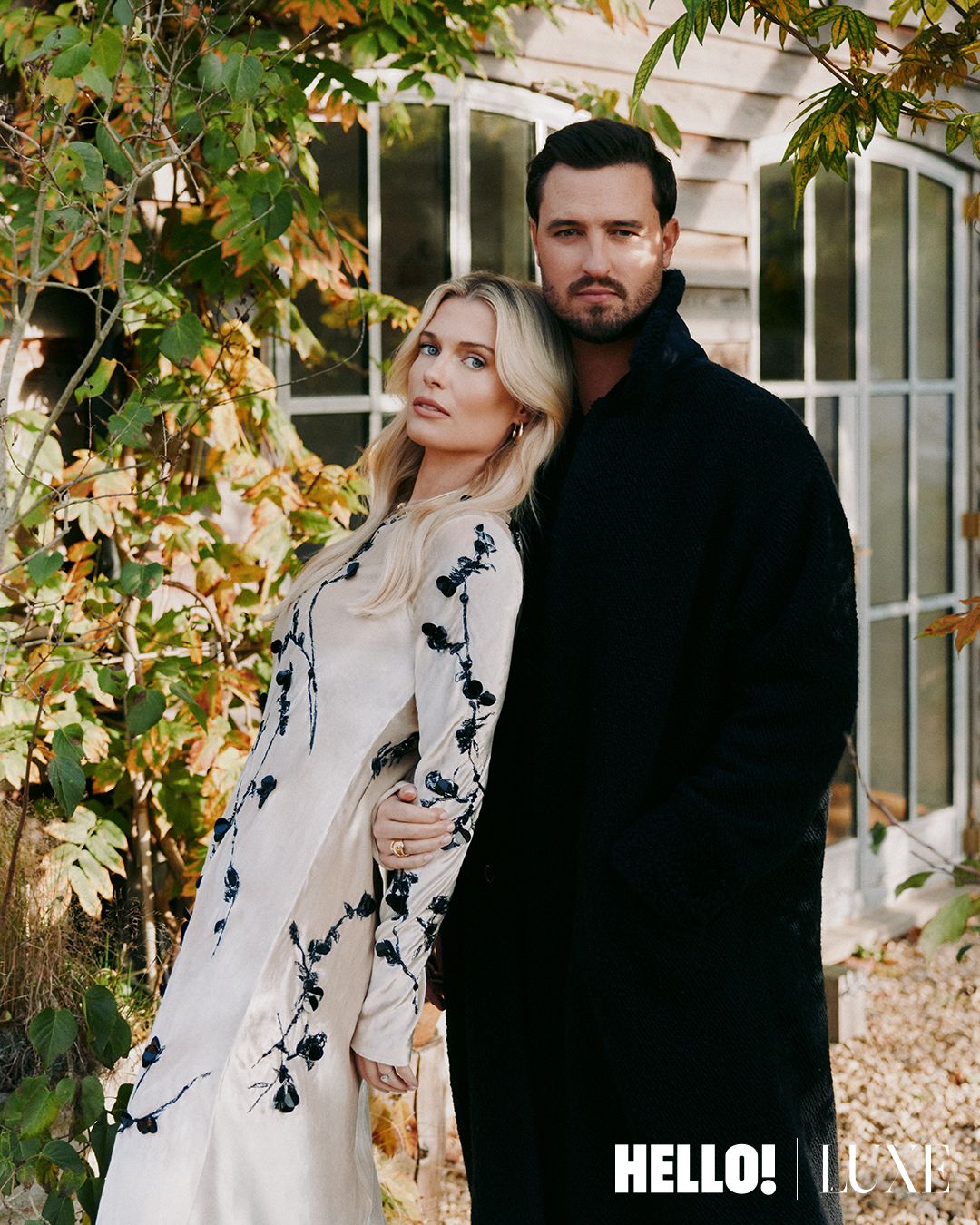 Lady Eliza Spencer and her fiancé Channing Millerd pose for an exclusive HELLO! photoshoot