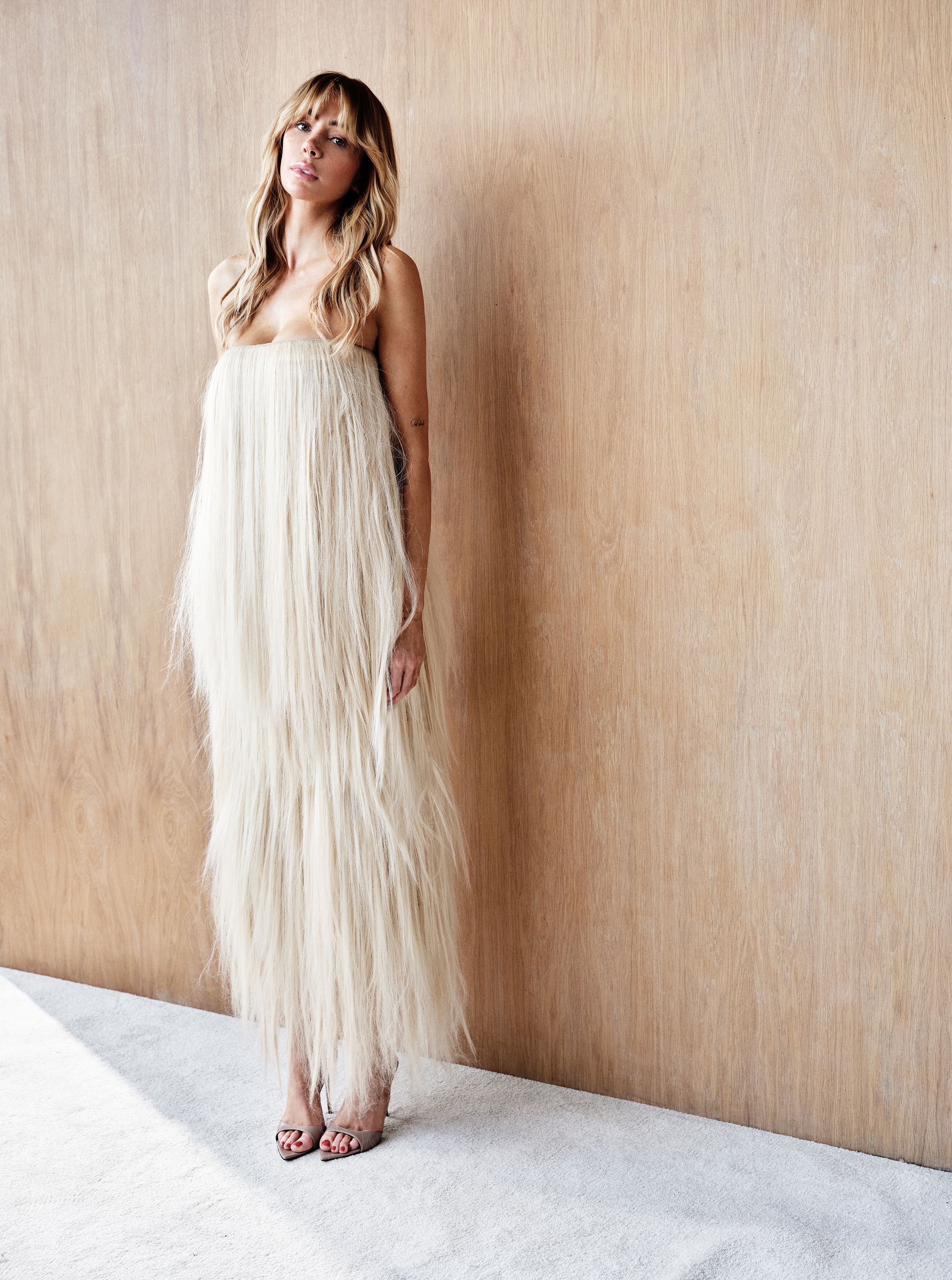 olivia attwood in fringed dress