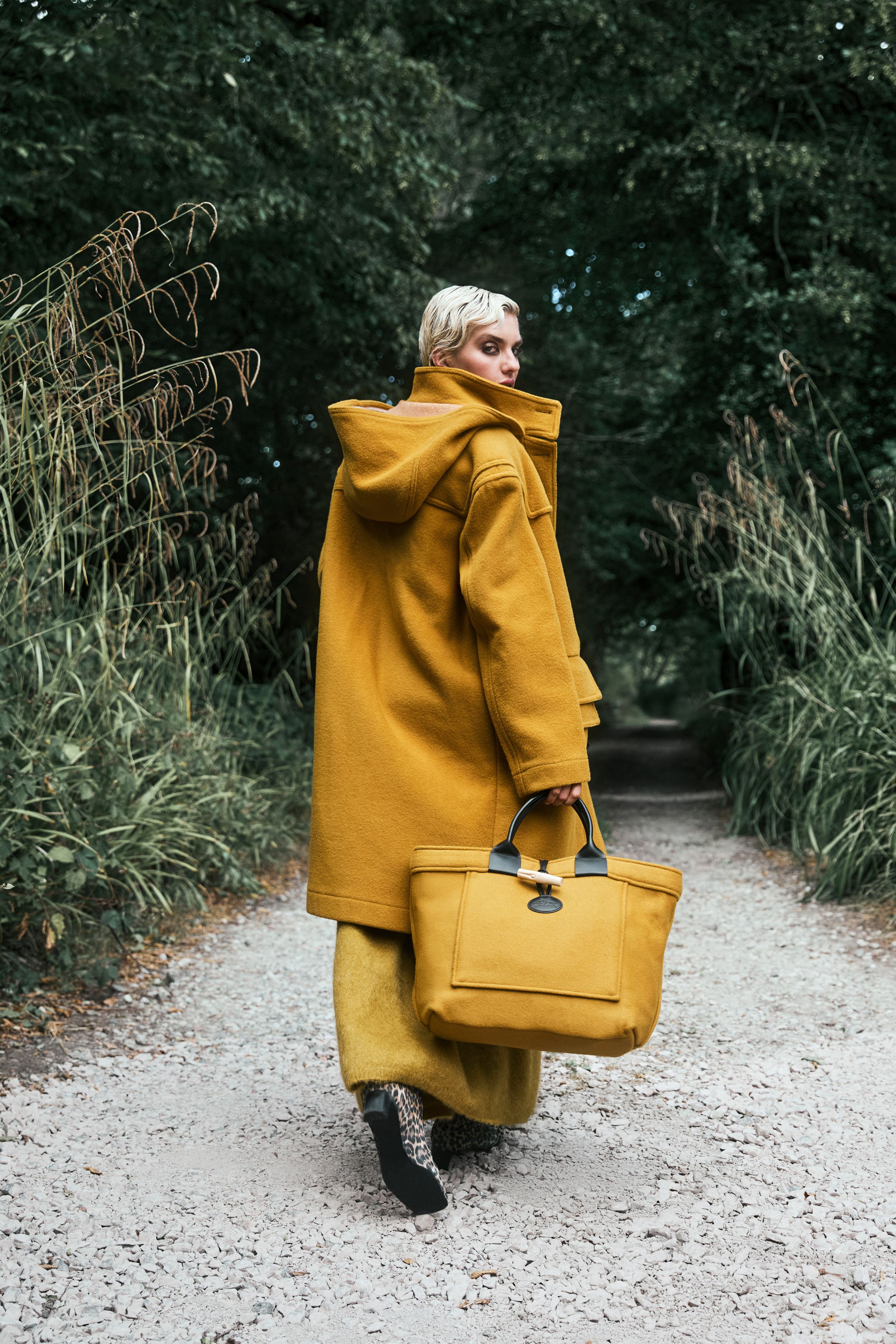tigerlily taylor in mustard coat
