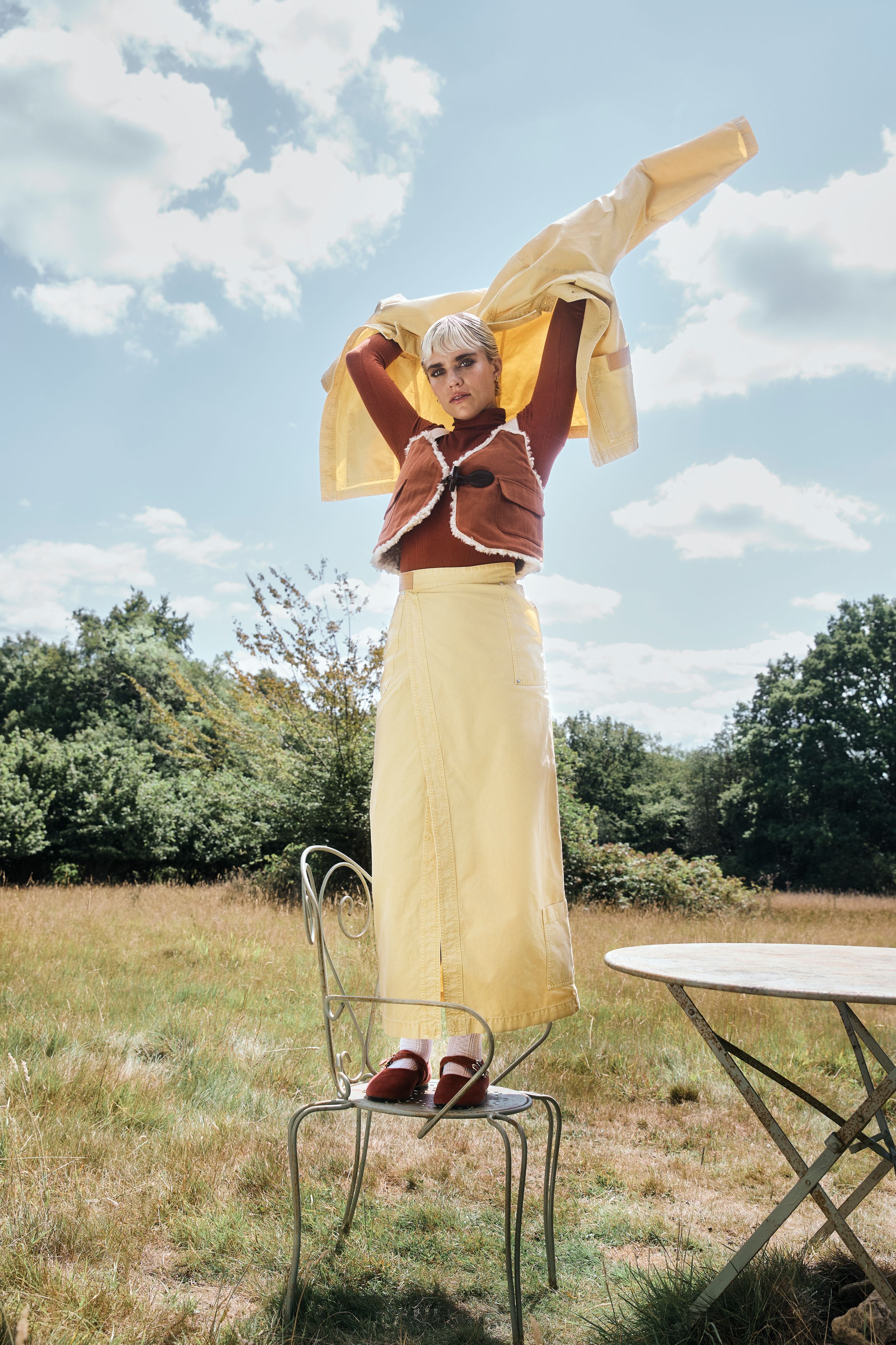tigerlily taylor in yellow look