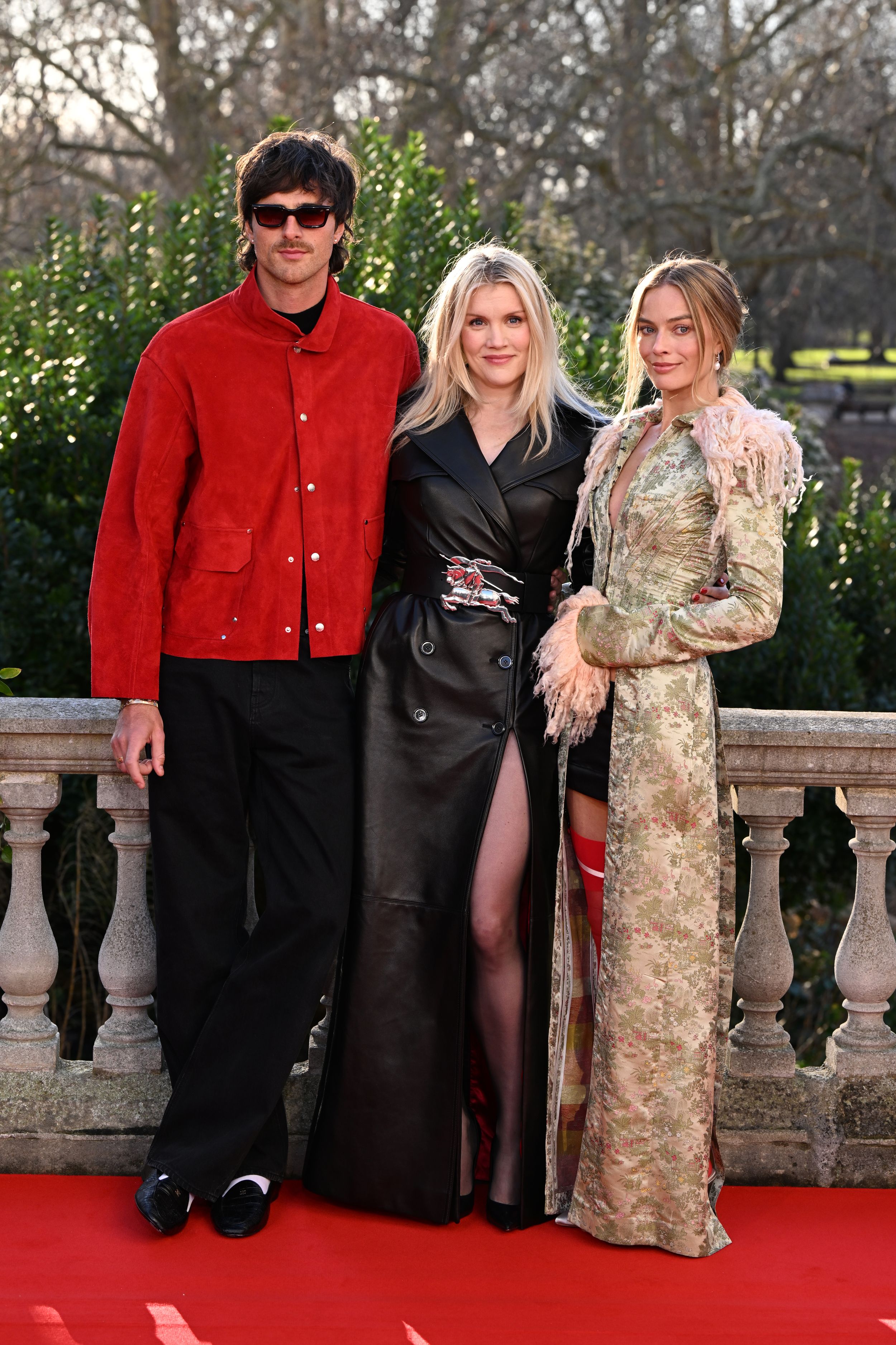 Jacob Elordi, Emerald Fennel et Margot Robbie assistent au photocall de Londres "Les Hauts de Hurlevent".
