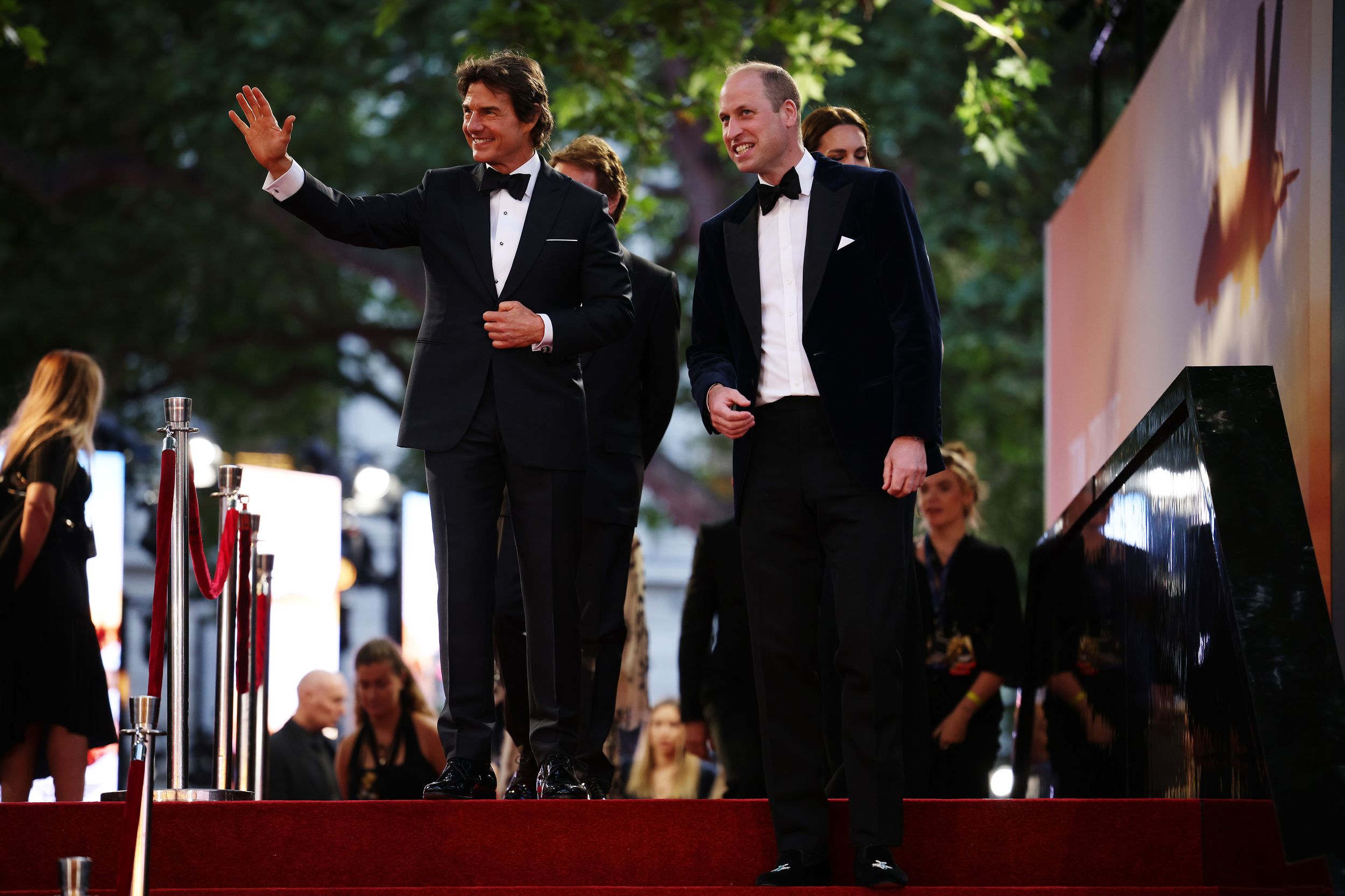 Dans la relation inattendue du prince William et de son « cher ami » Tom Cruise 3 Le prince et la princesse de Galles ont rejoint Tom à la première de