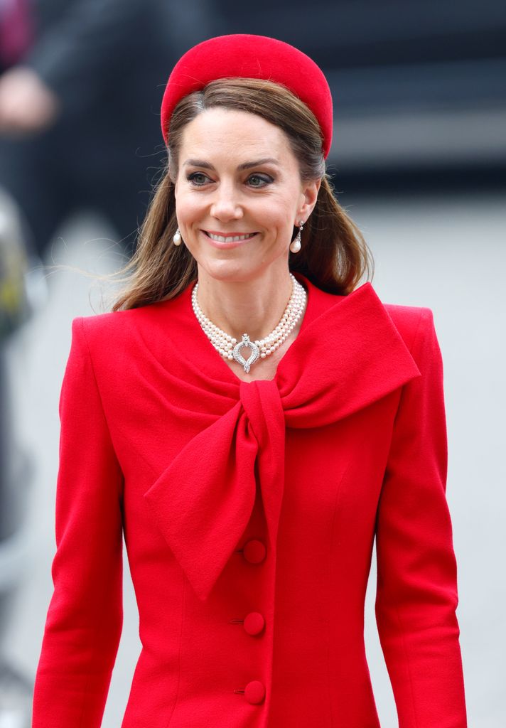 The Princess of Wales attends the annual Commonwealth Day Service of Celebration at Westminster Abbey on March 10, 2025 in London, England