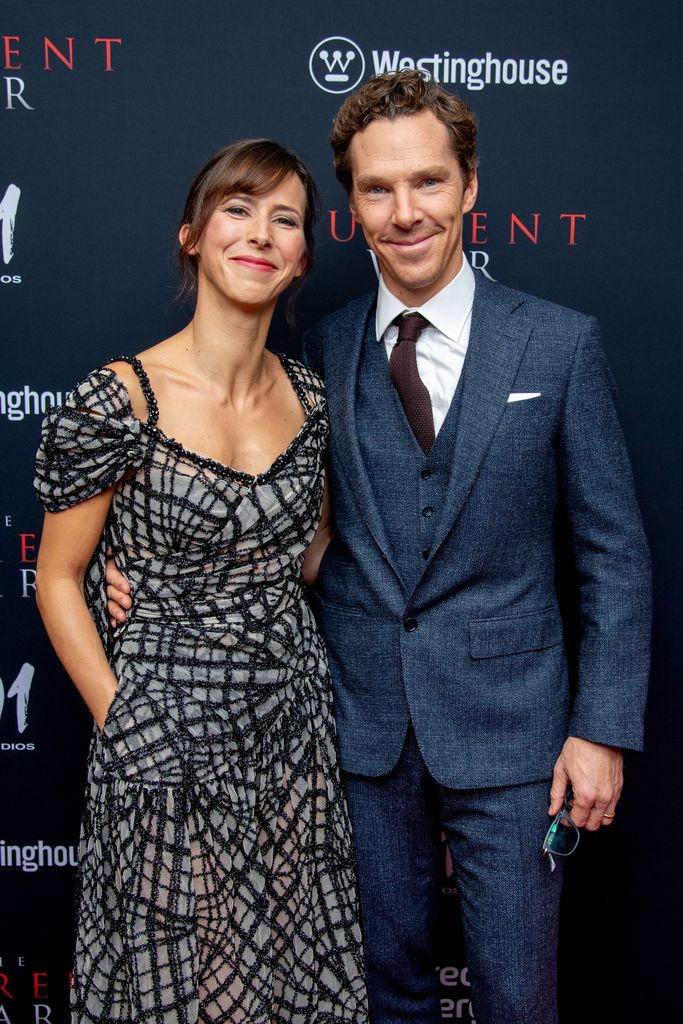Sophie Hunter and actor Benedict Cumberbatch attends "The Current War" New York Premiere at AMC Lincoln Square Theater on October 21, 2019 in New York City.