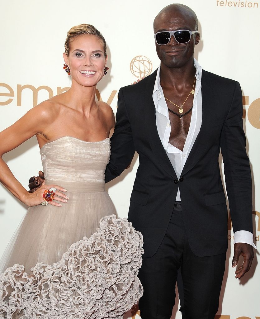   Heidi Klum et Seal au 63e Primetime Emmy Awards 