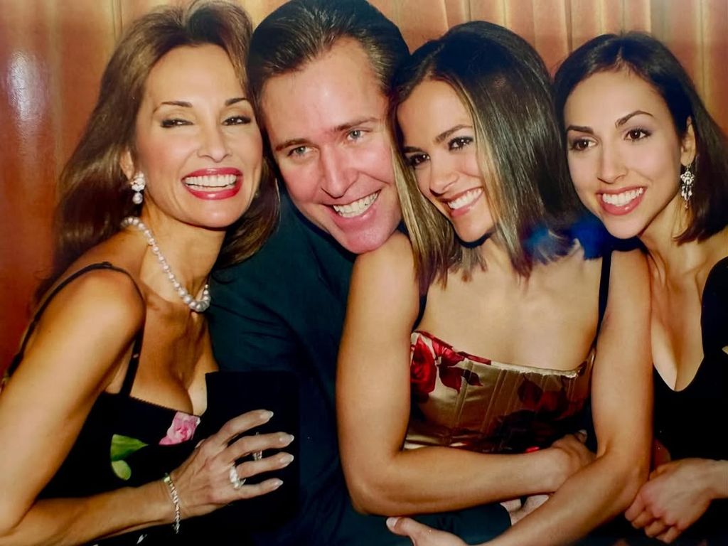 Susan Lucci posing in throwback photo with All My Children Cast