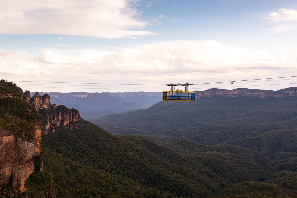 Beyond Skyway experience at Scenic World, Katoomba