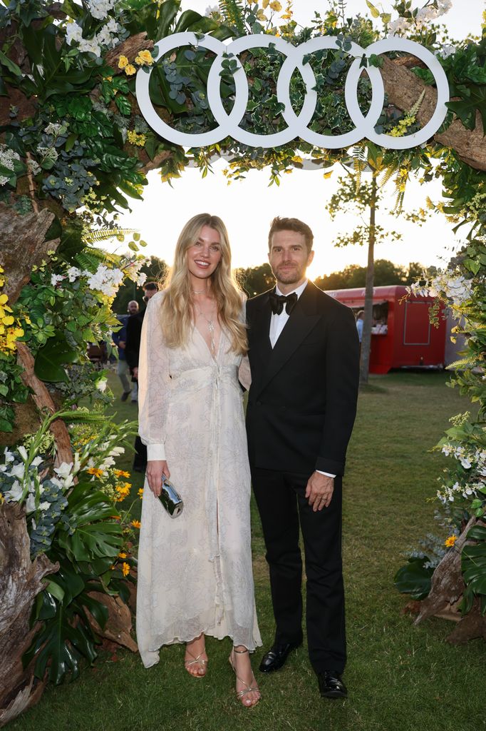 Joel Dommett and wife Hannah Cooper at Henley Festival