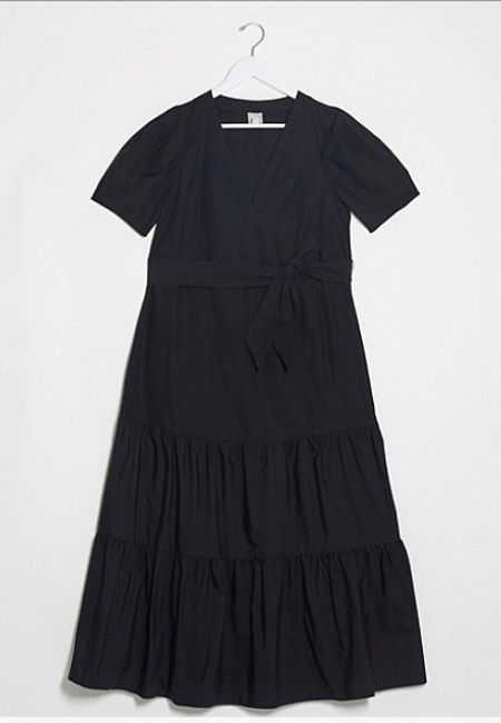 Kate ferdinand black maternity dress asos