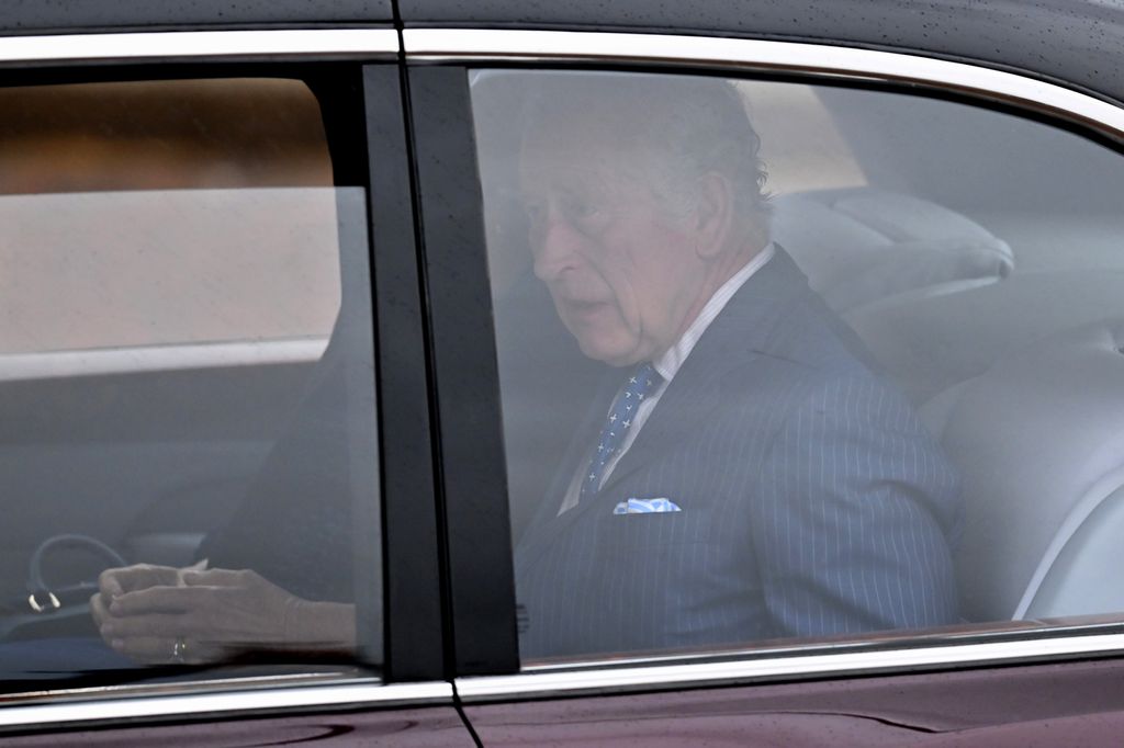 The royal couple left Clarence House for Buckingham Palace just after 9am