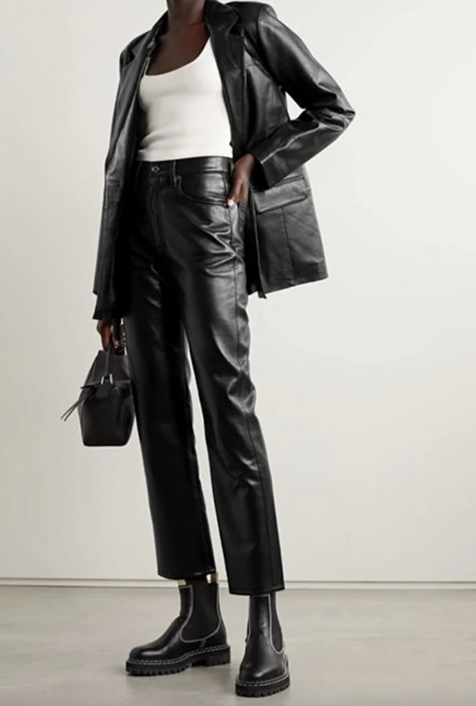 24 Best Faux Leather Pants Thatll Add Edge To Your Fit