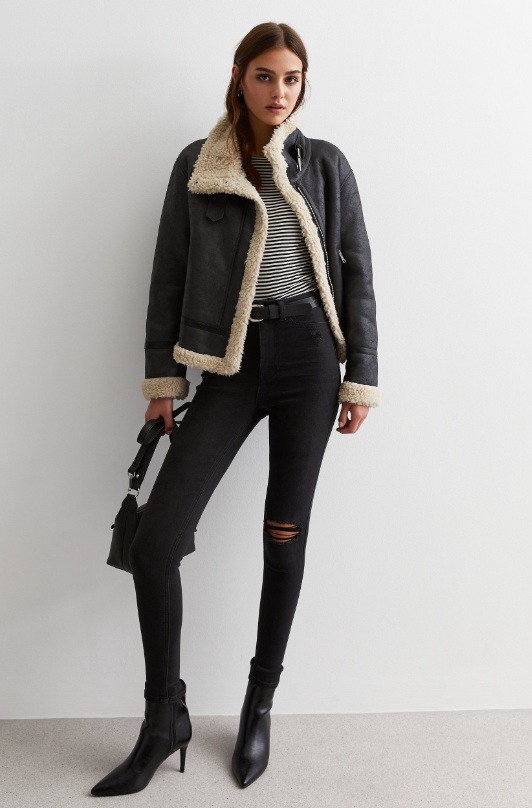 new look aviator jacket 