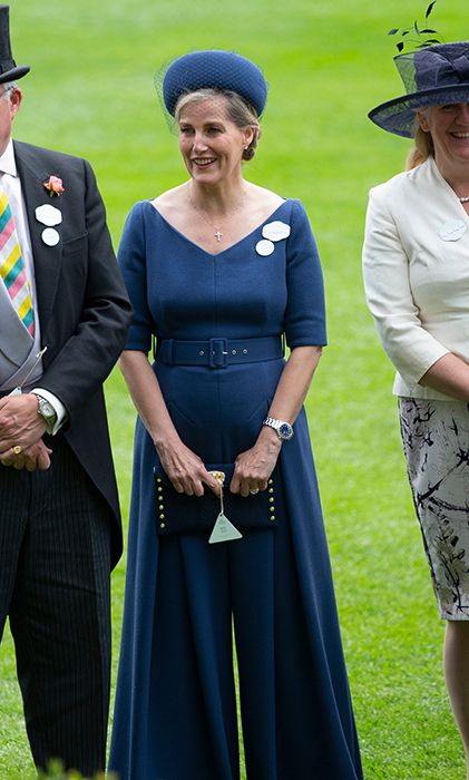 sophie wessex in jumpsuit at royal ascot
