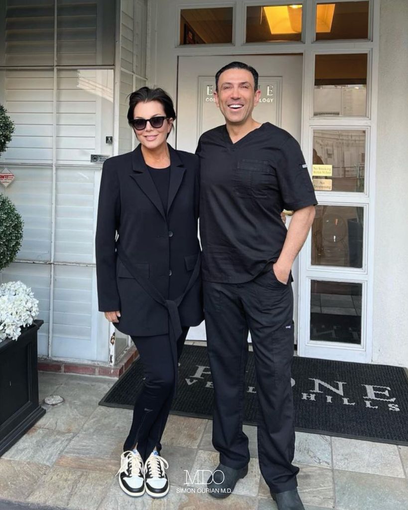 Dr Ourian and Kris Jenner