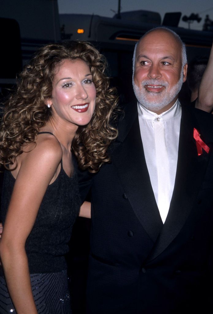 Celine Dion and Rene Angelil during 26th Annual American Music Awards at Shrine Auditorium in Los Angeles, California, United States. (Photo by Ke.Mazur/WireImage)