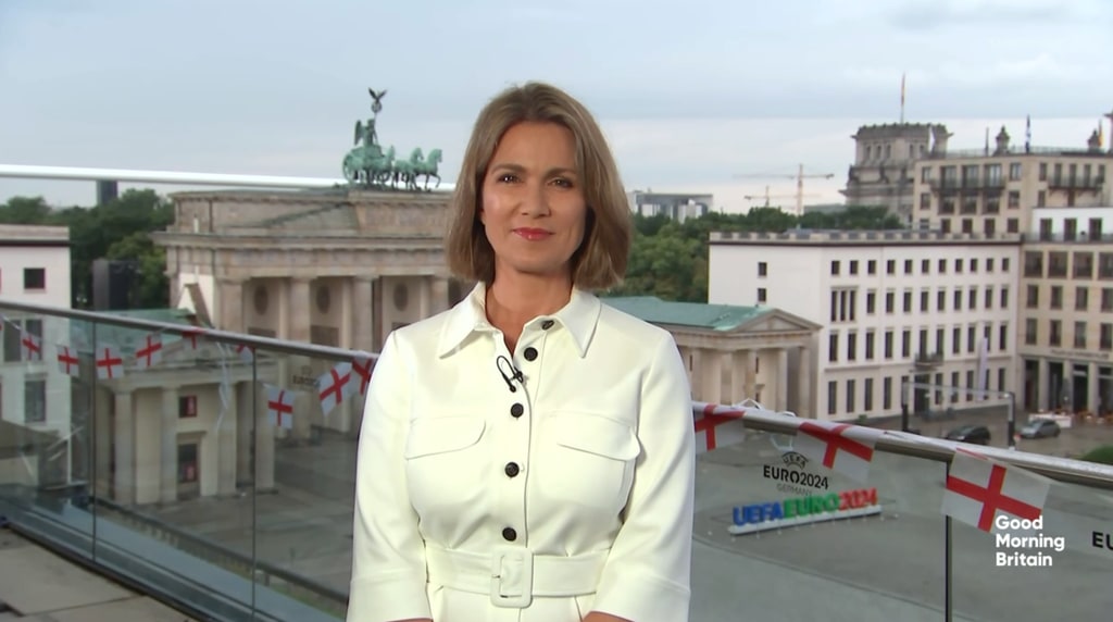 Susanna Reid on GMB live from Berlin