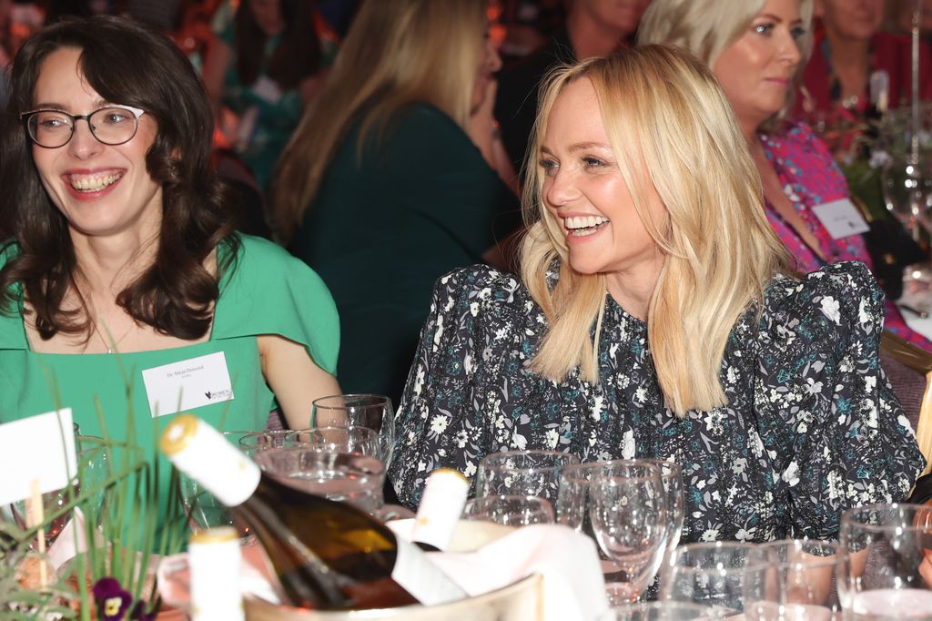 Alicja Dzieciol and Emma Bunton attend the Women of the Year Lunch & Awards at The Royal Lancaster Hotel on October 16, 2023 in London, England. The awards recognise and celebrate 400 women from across the UK who have achieved remarkable things this year. (Photo by Dave Benett/Getty Images for Women of the Year)