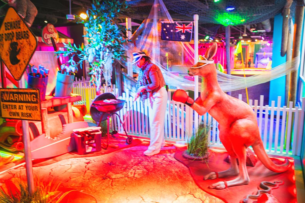 At Holey Moley, every hole is a unique display of crazy fun