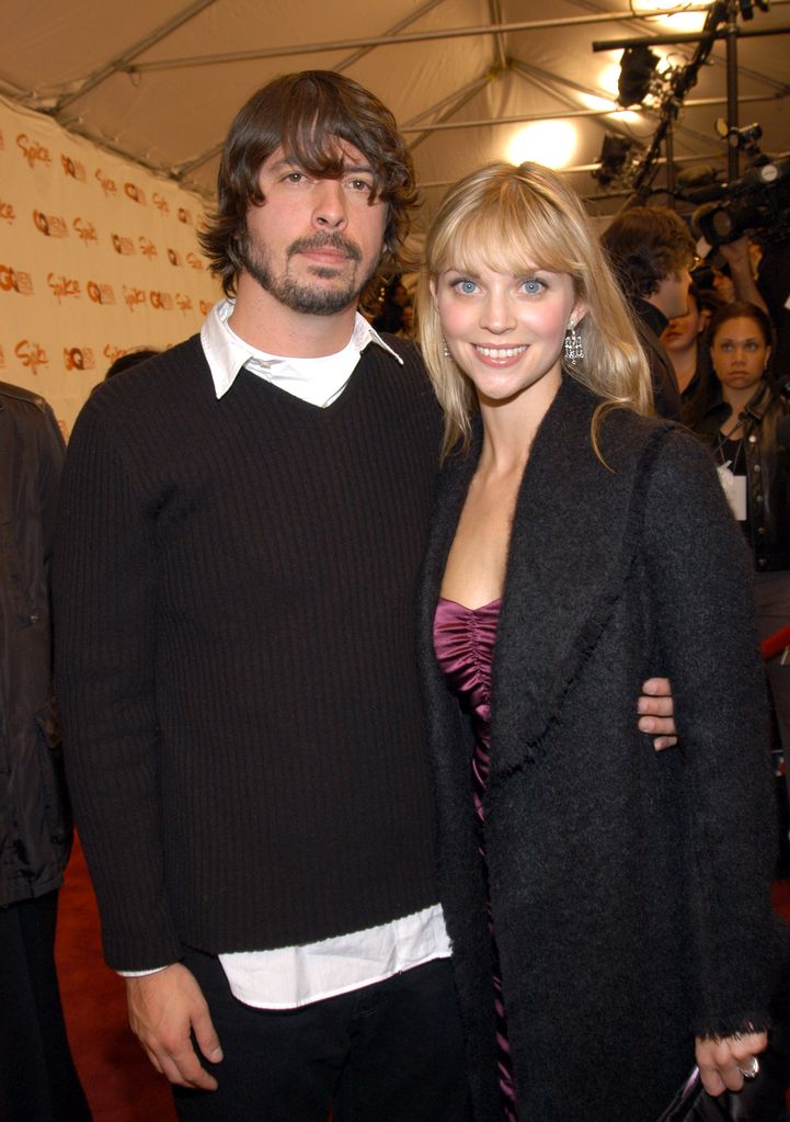 Dave Grohl of Foo Fighters and wife Jordyn Blum during Spike TV Presents the 2003 GQ Men of the Year Awards 