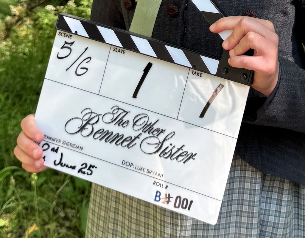The Other Bennet Sister clapper board