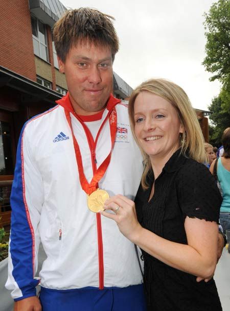Andrew Simpson and wife Leah