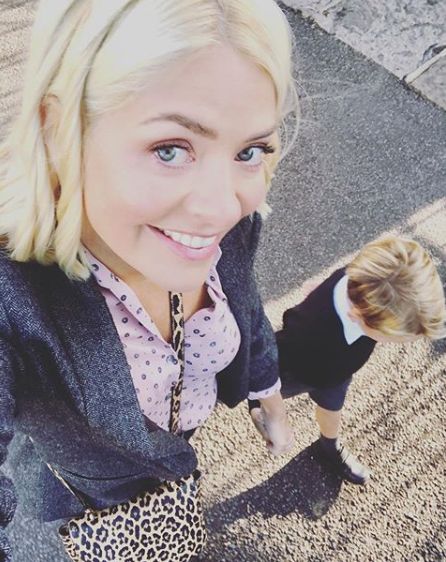 holly willoughby chester starts school