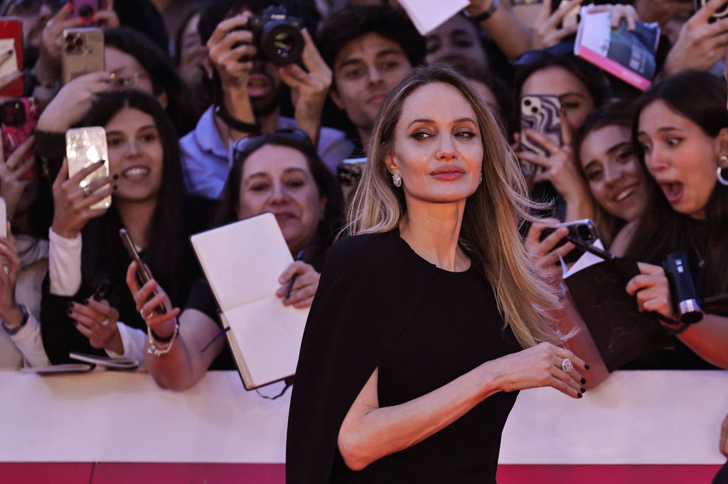 Angelina on the red carpet of the Rome Film Festival 